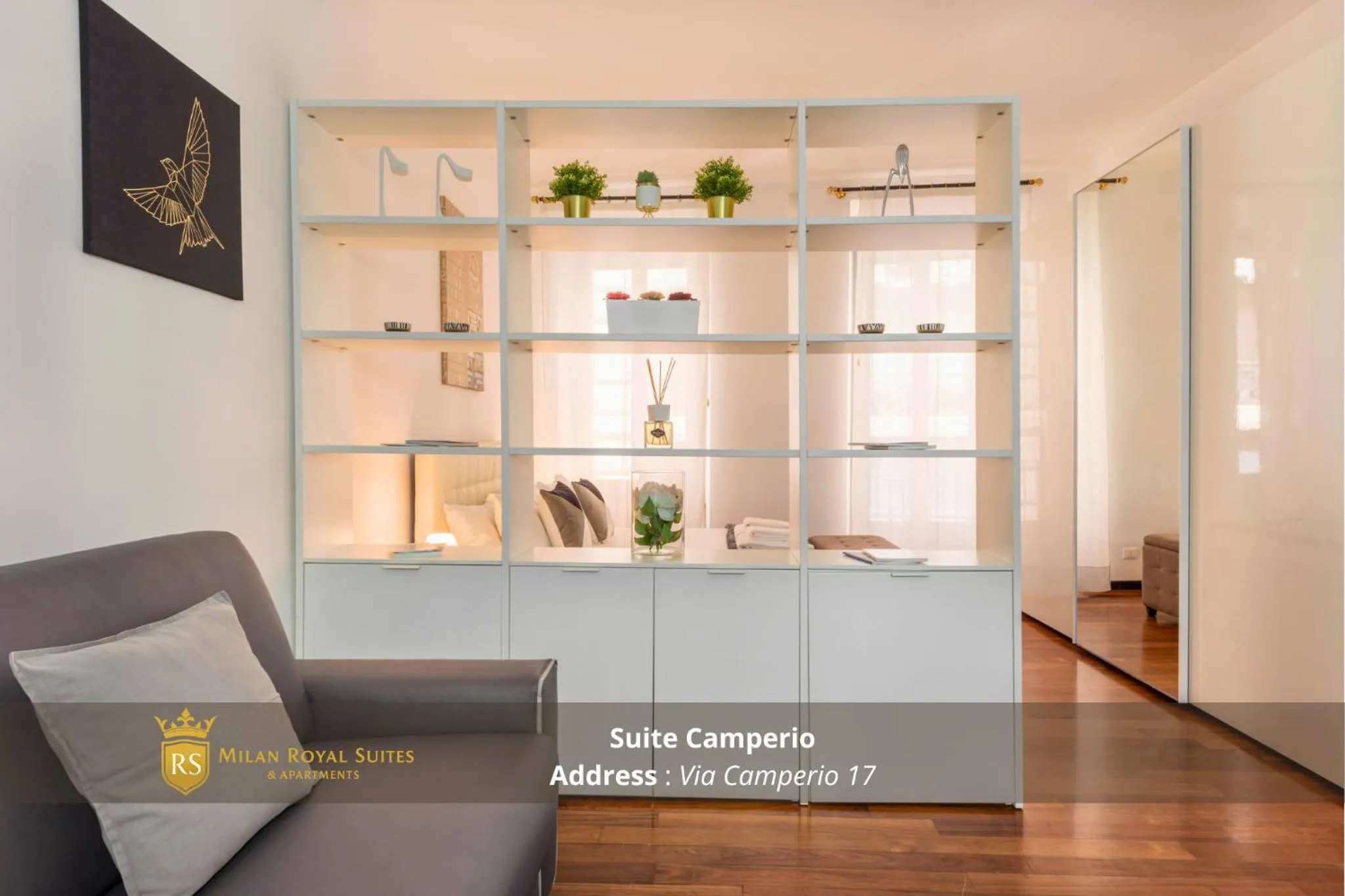 Living room in Milan Royal Suites - Centro