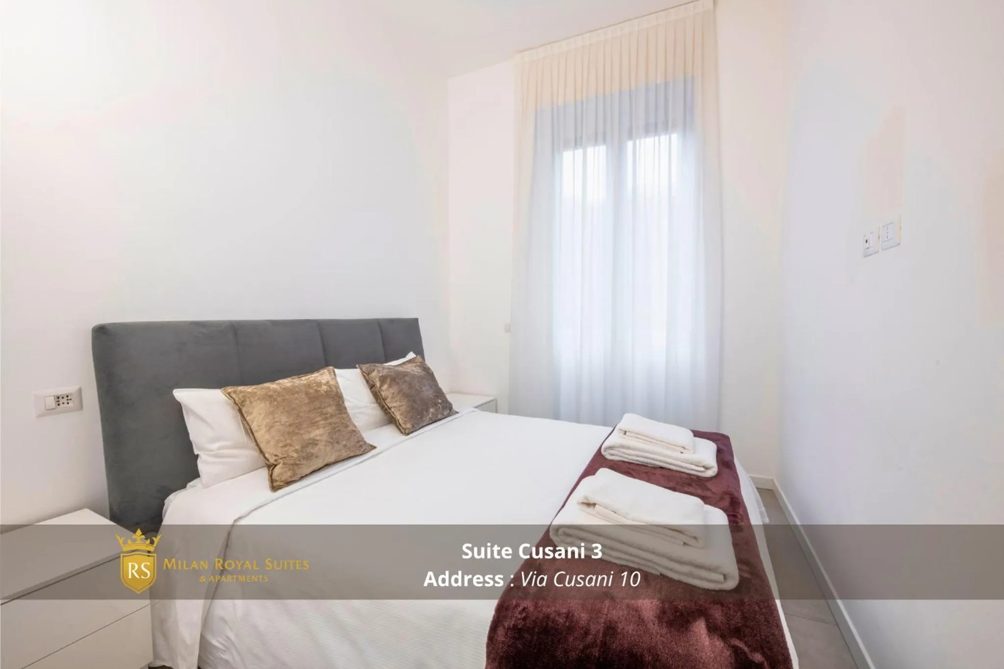 Bedroom, Bed in Milan Royal Suites - Centro