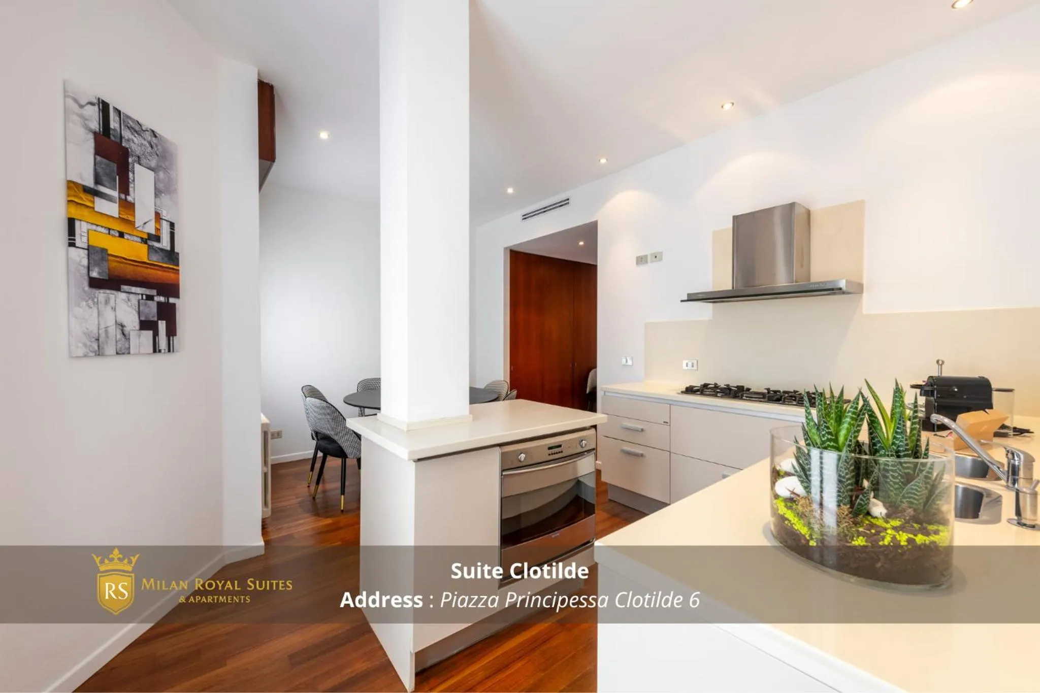 Kitchen or kitchenette in Milan Royal Suites - Centro