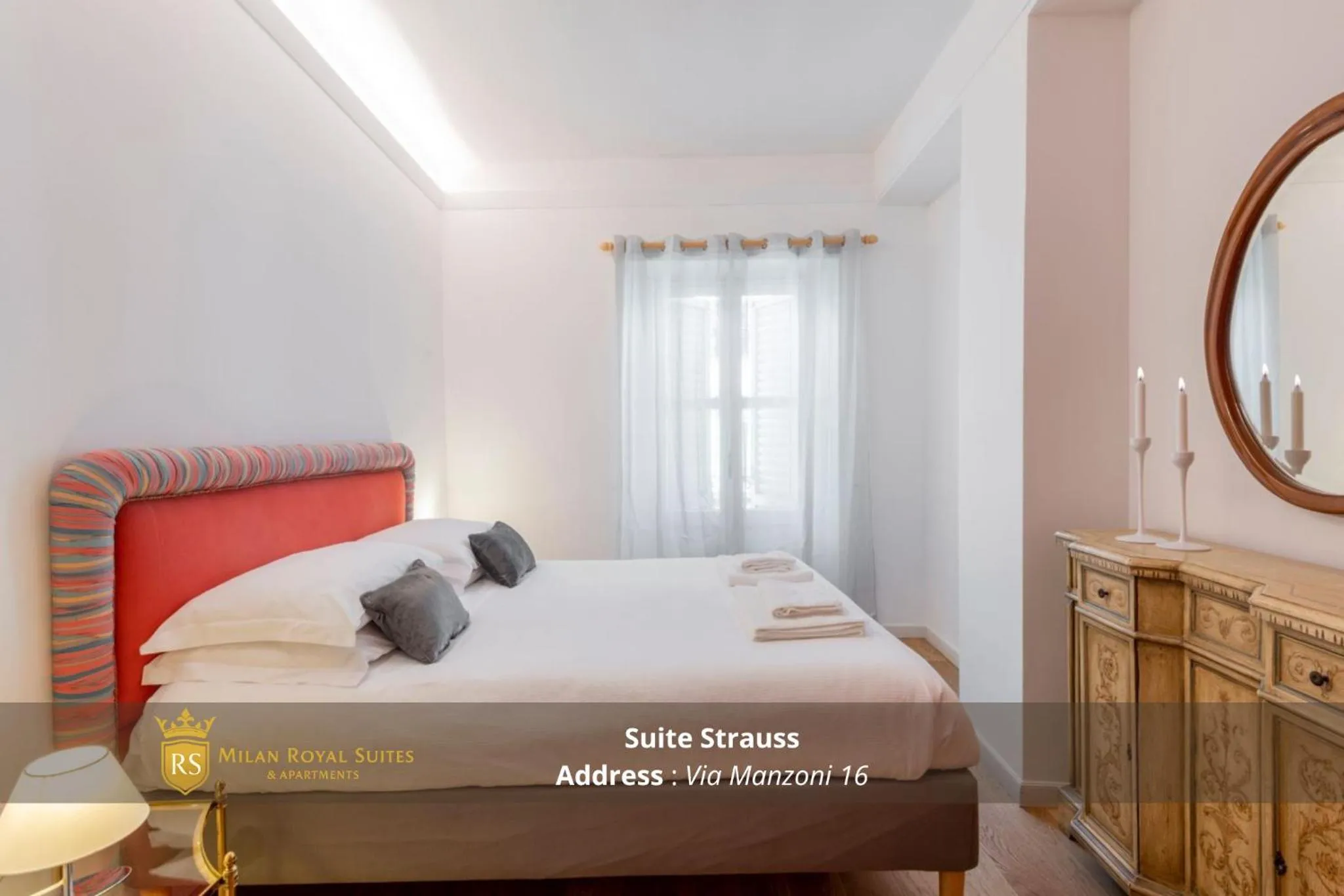 Bedroom, Bed in Milan Royal Suites - Centro