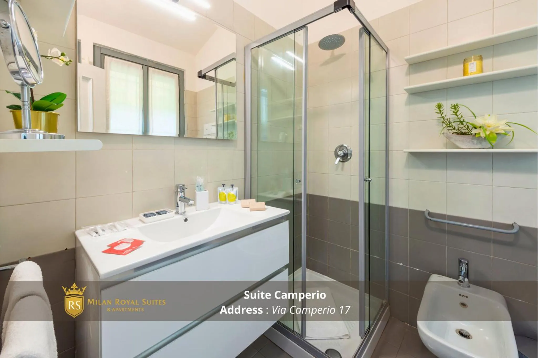 Bathroom in Milan Royal Suites - Centro