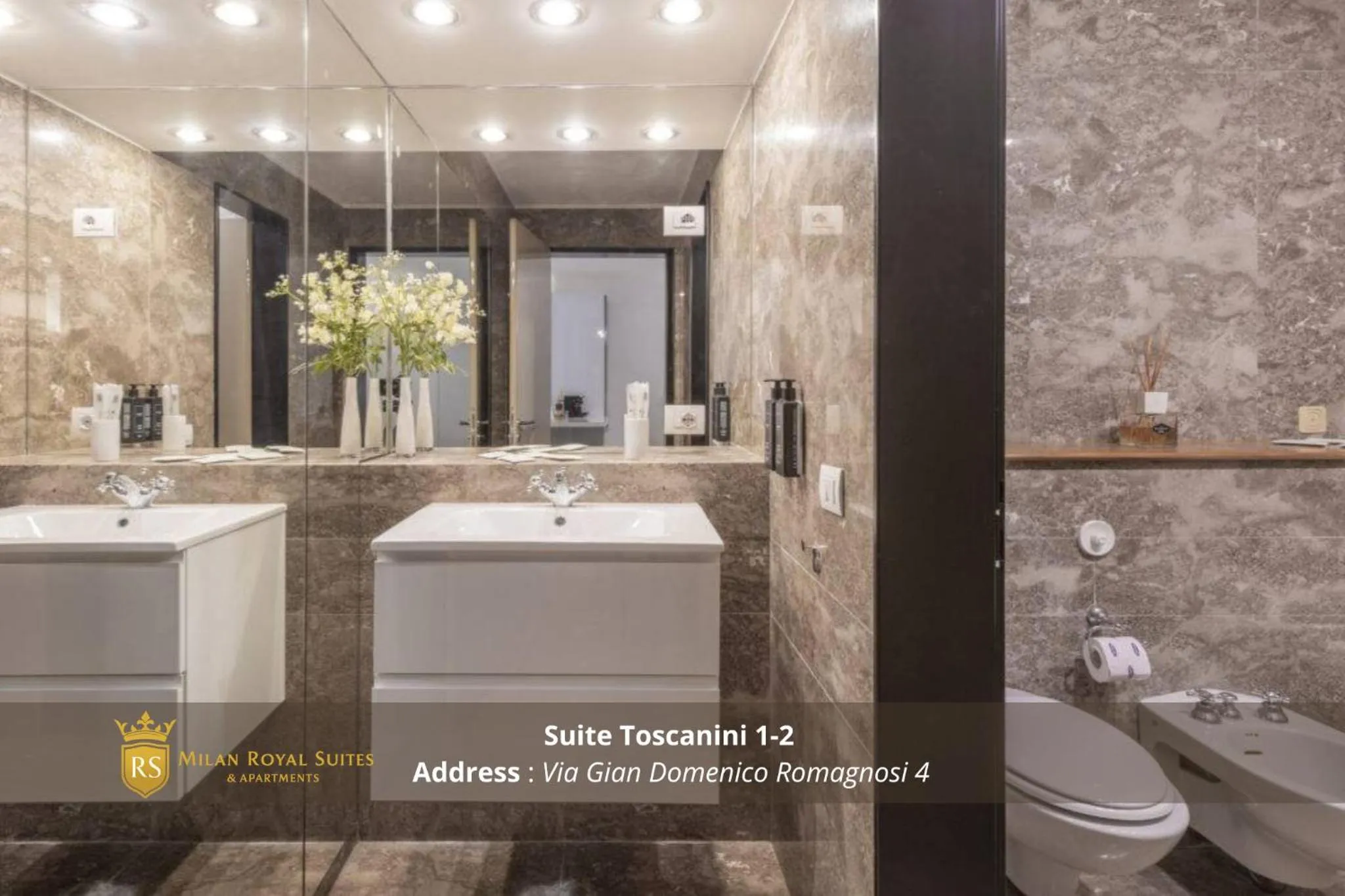 Bathroom in Milan Royal Suites - Centro