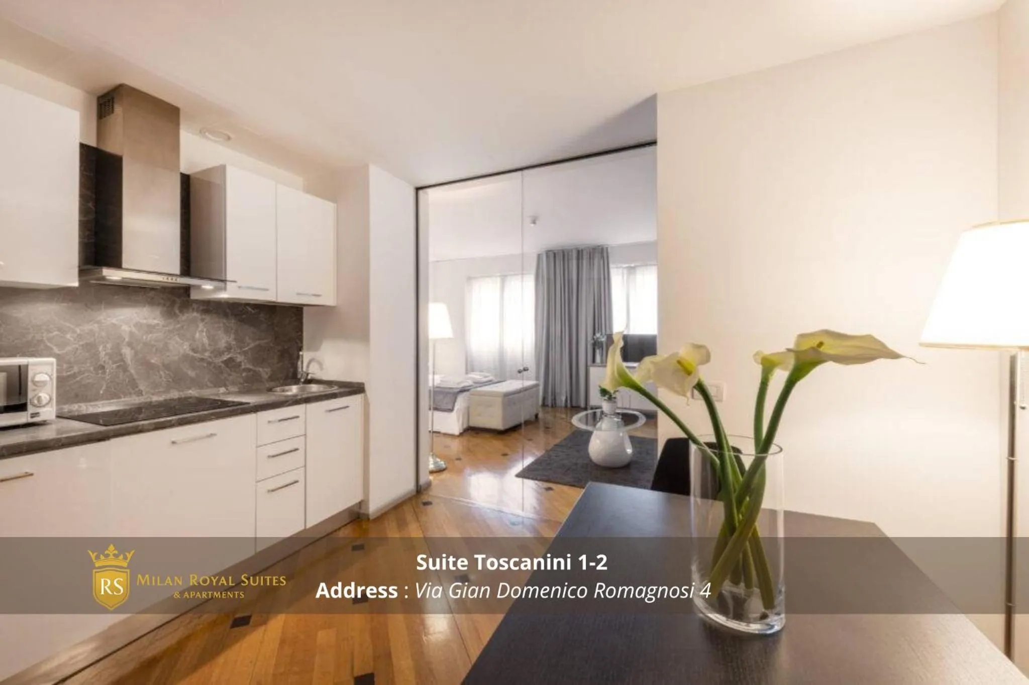 Kitchen or kitchenette in Milan Royal Suites - Centro