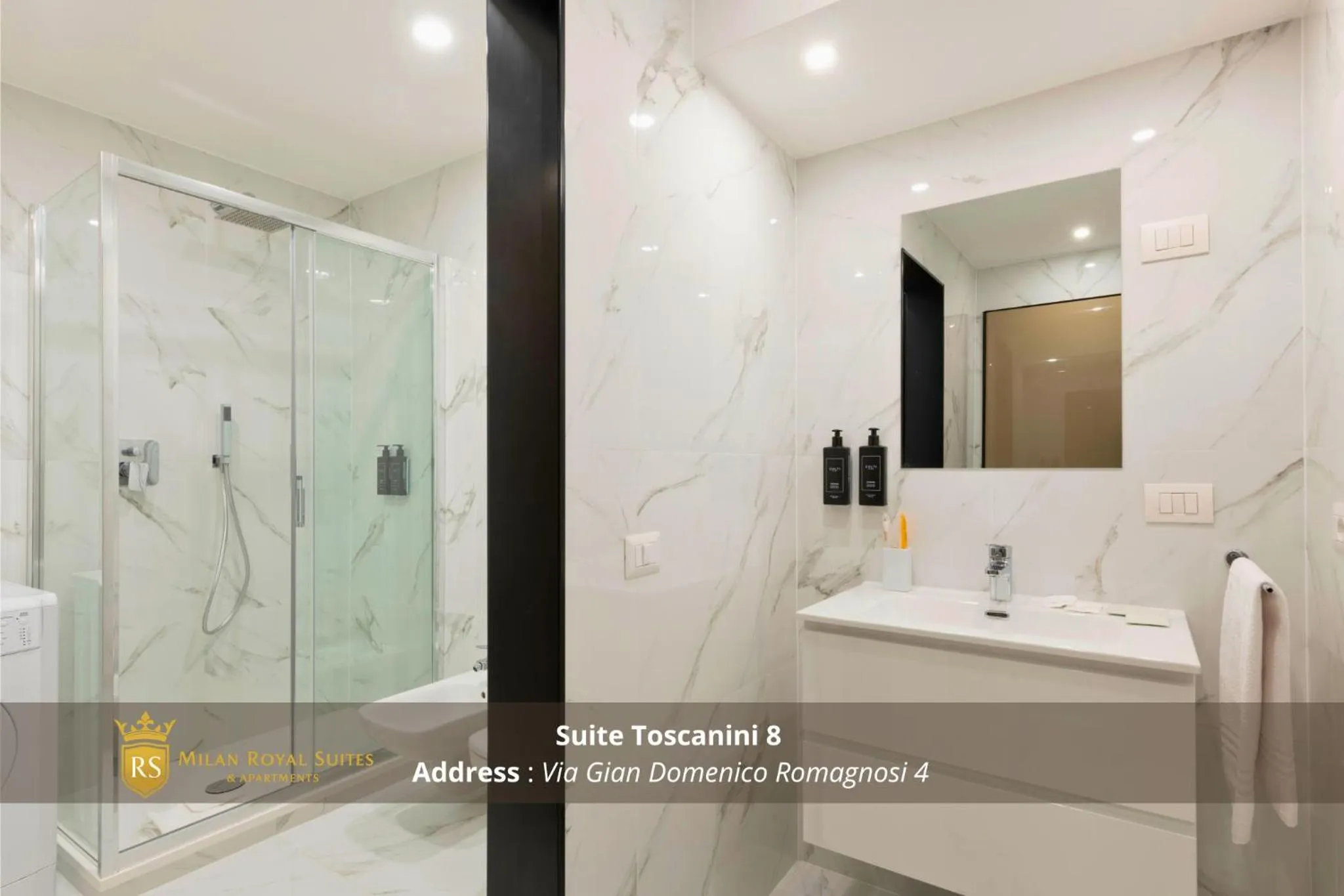 Bathroom in Milan Royal Suites - Centro