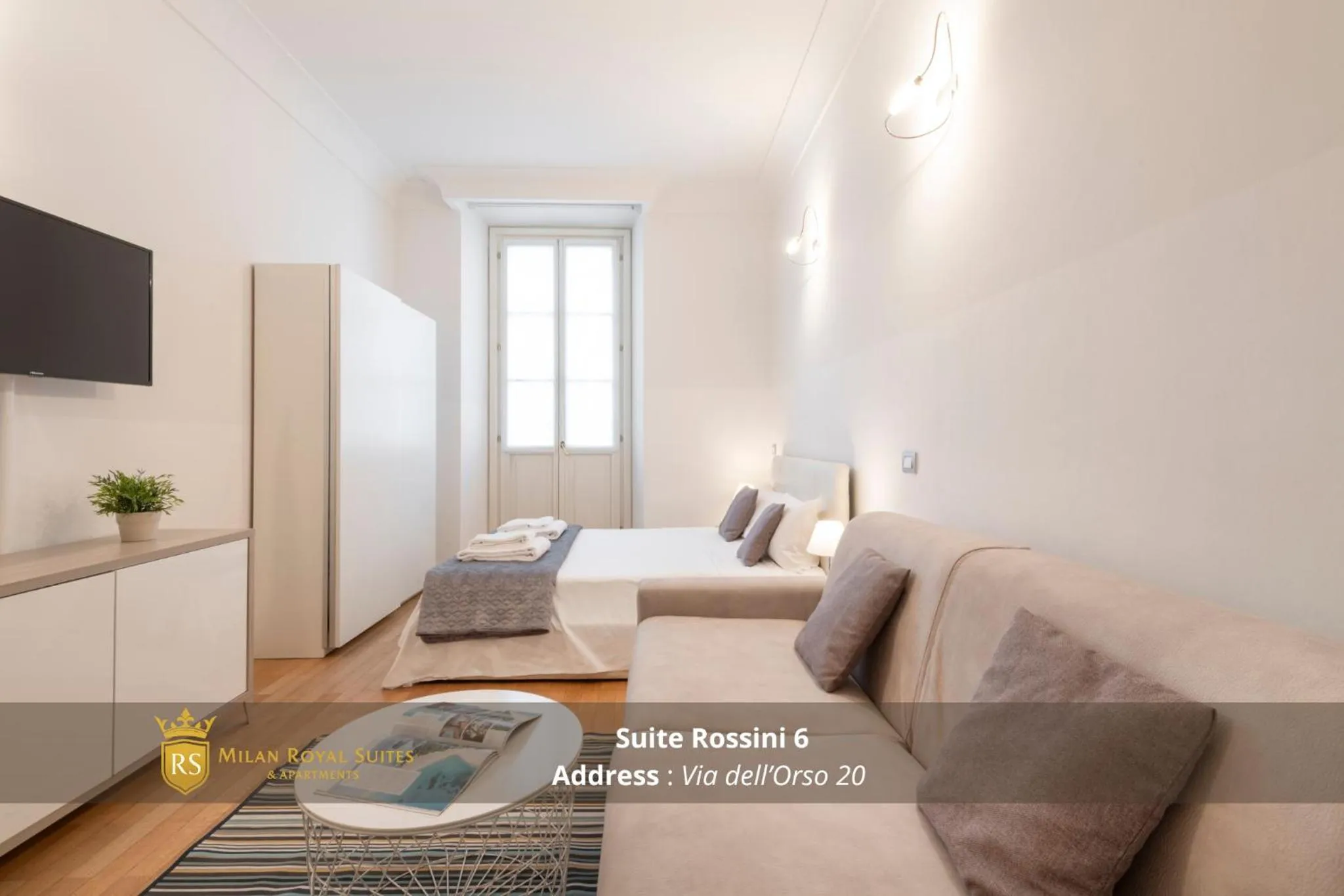 Living room in Milan Royal Suites - Centro