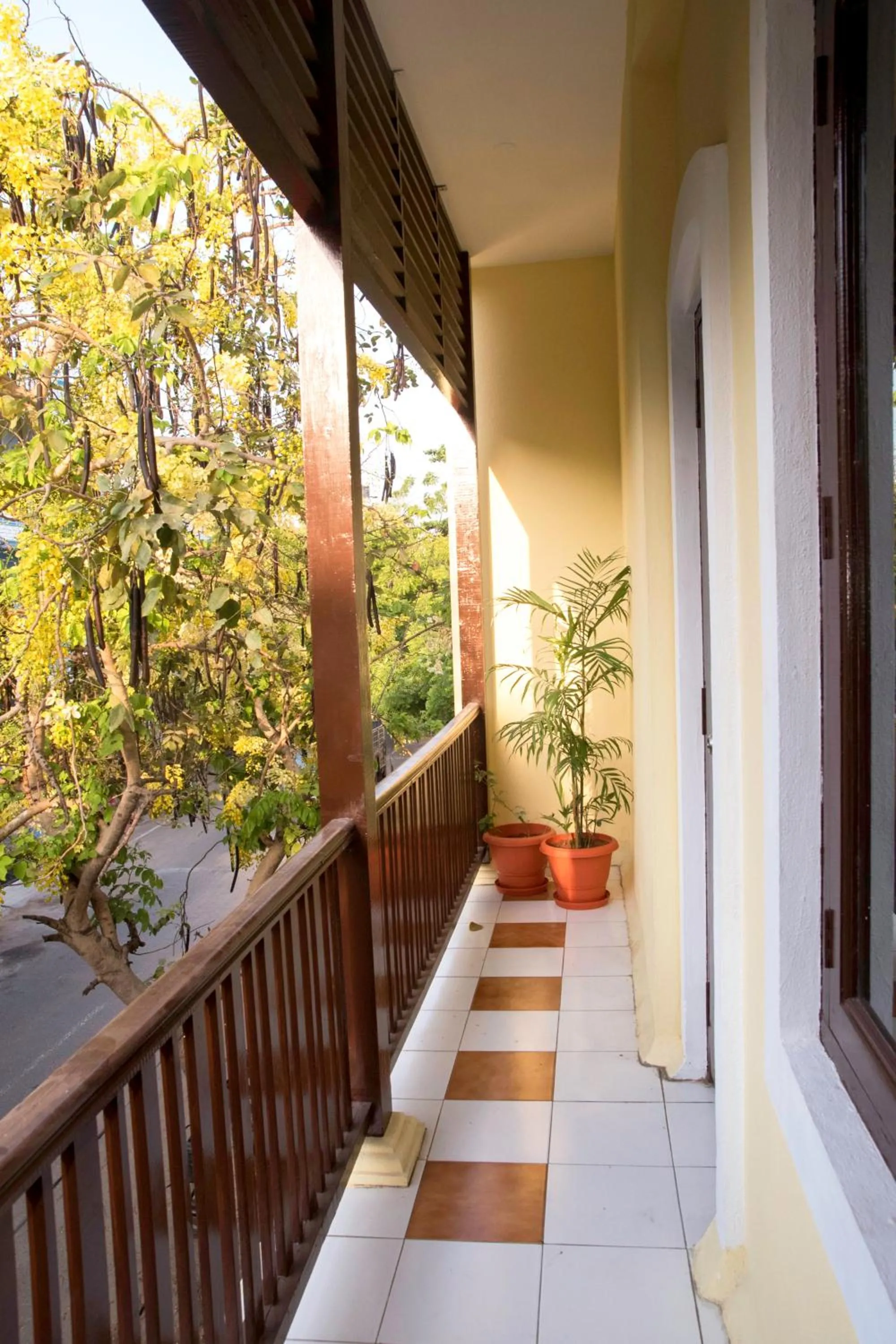 Patio in Villa Gomez Individual 2 bhk property at French Colony