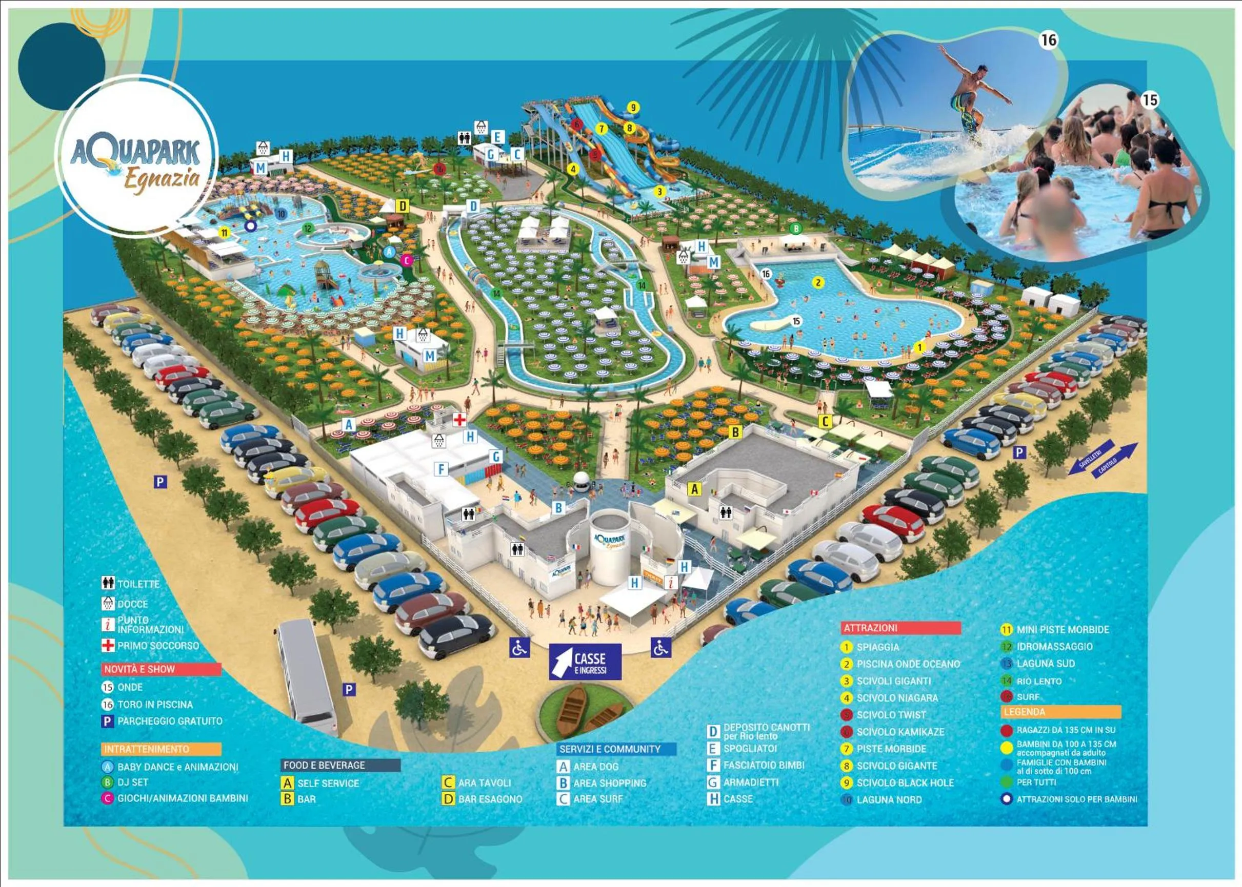 Aqua park in Hotel Castel Miramonti