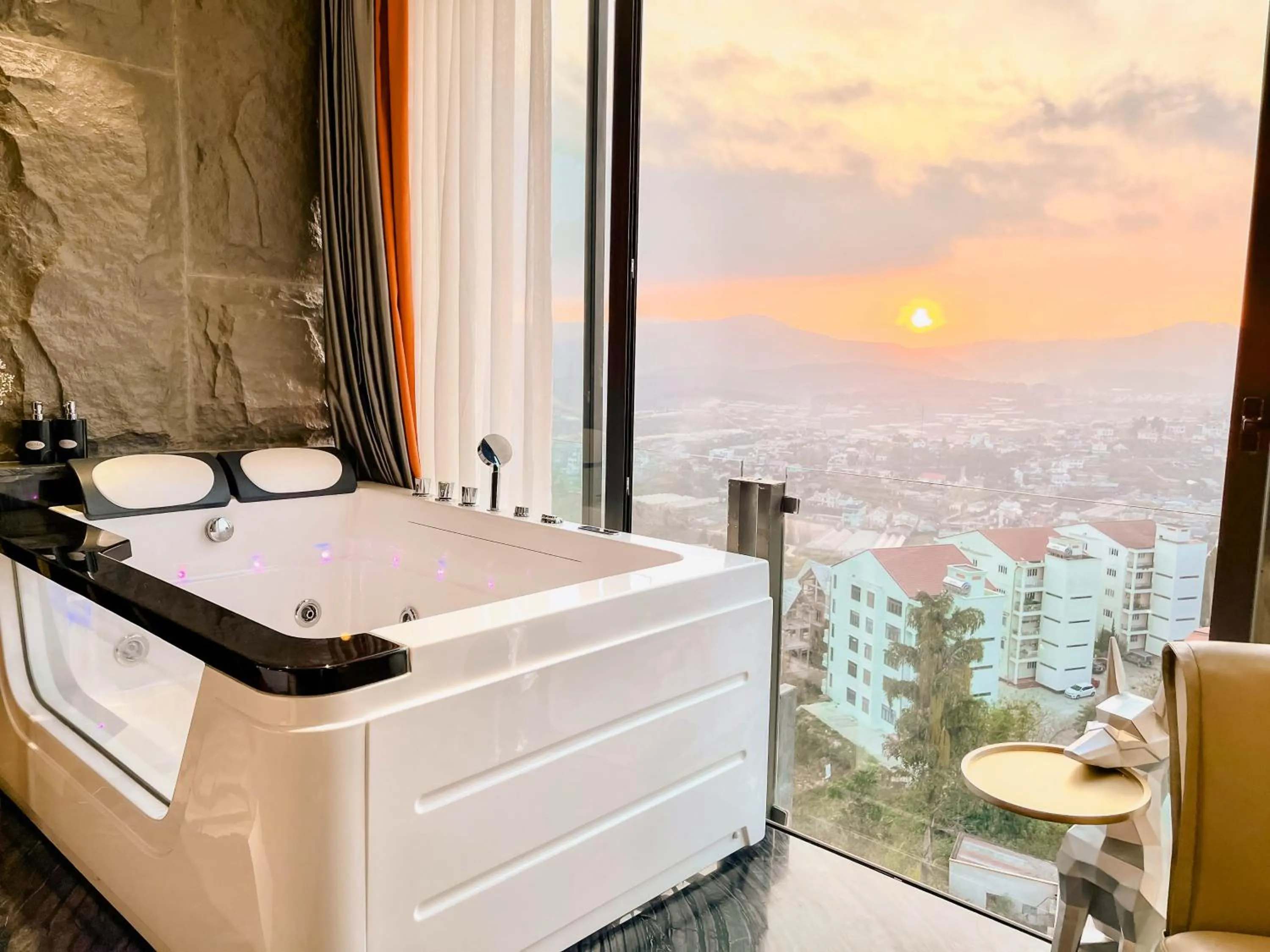 Sunset in New Century Dalat Hotel