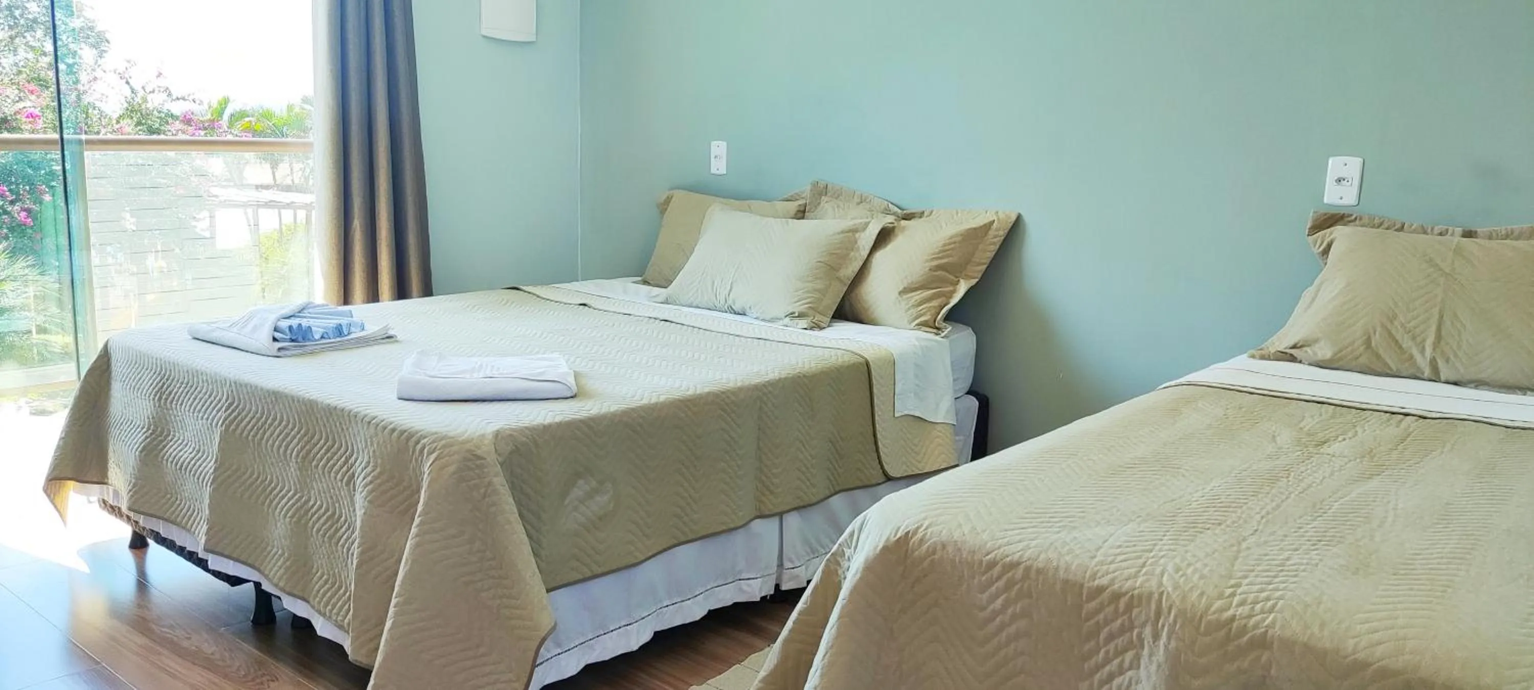 Bed in Pousada Voo das Garças