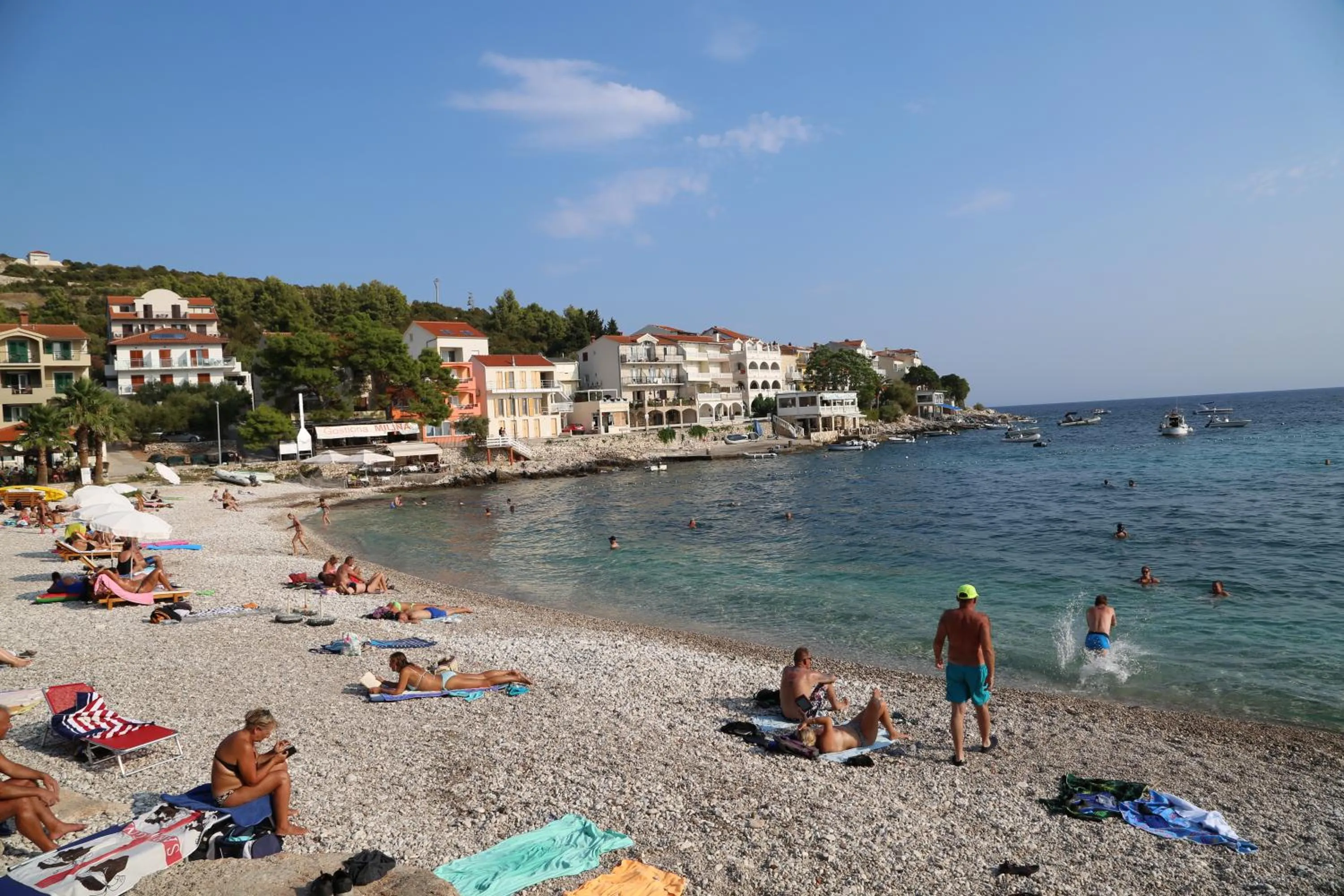 Beach in Apartments Plazibat