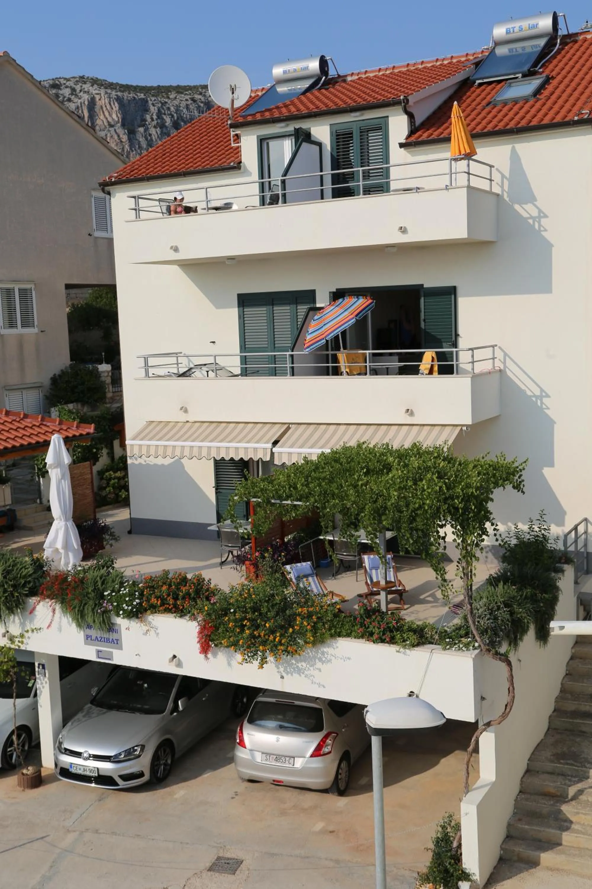 Balcony/Terrace in Apartments Plazibat