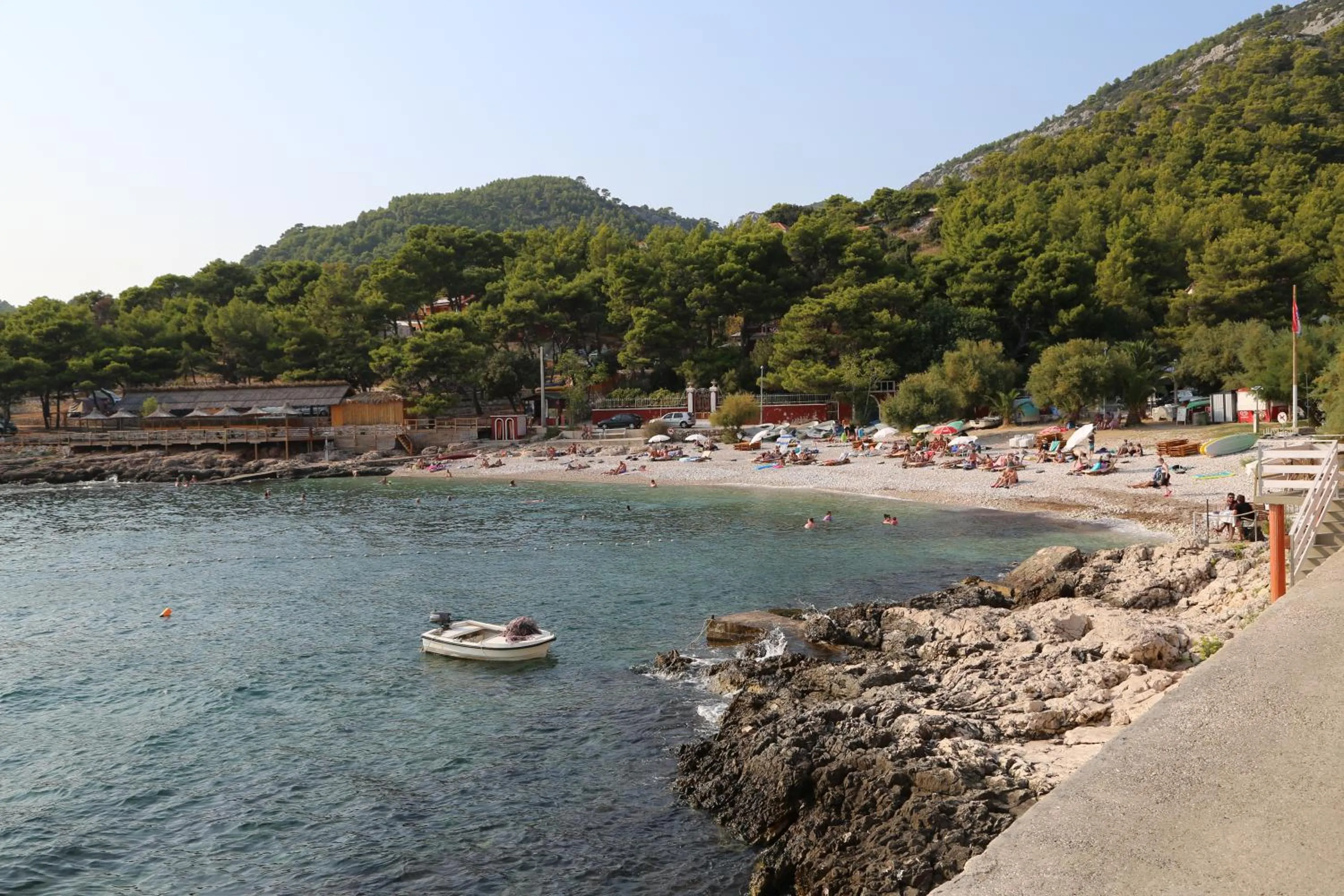 Beach in Apartments Plazibat