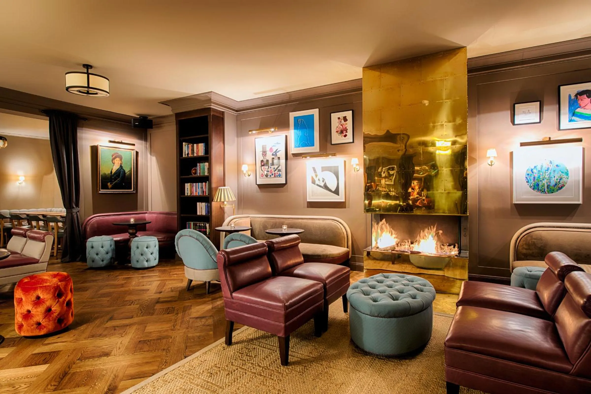 Lounge or bar in Mondrian Suites Berlin am Checkpoint Charlie