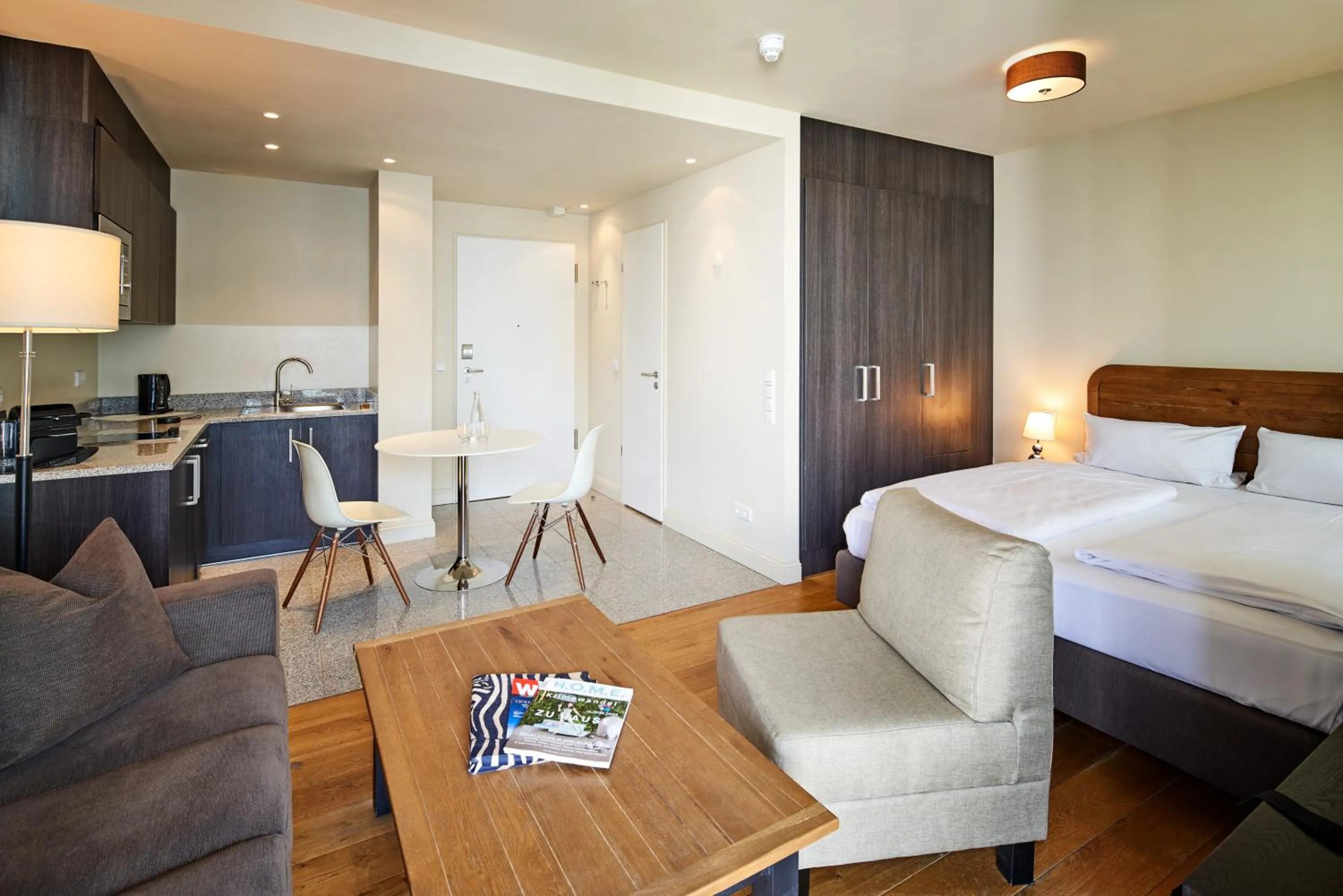 Photo of the whole room, Bed in Mondrian Suites Berlin am Checkpoint Charlie