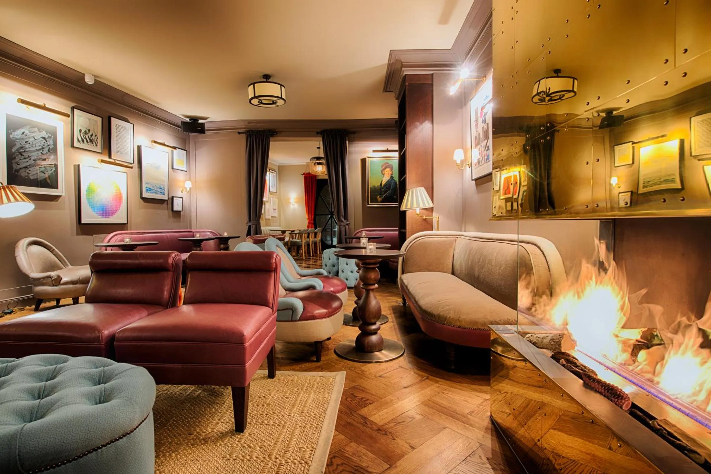 Lounge or bar in Mondrian Suites Berlin am Checkpoint Charlie