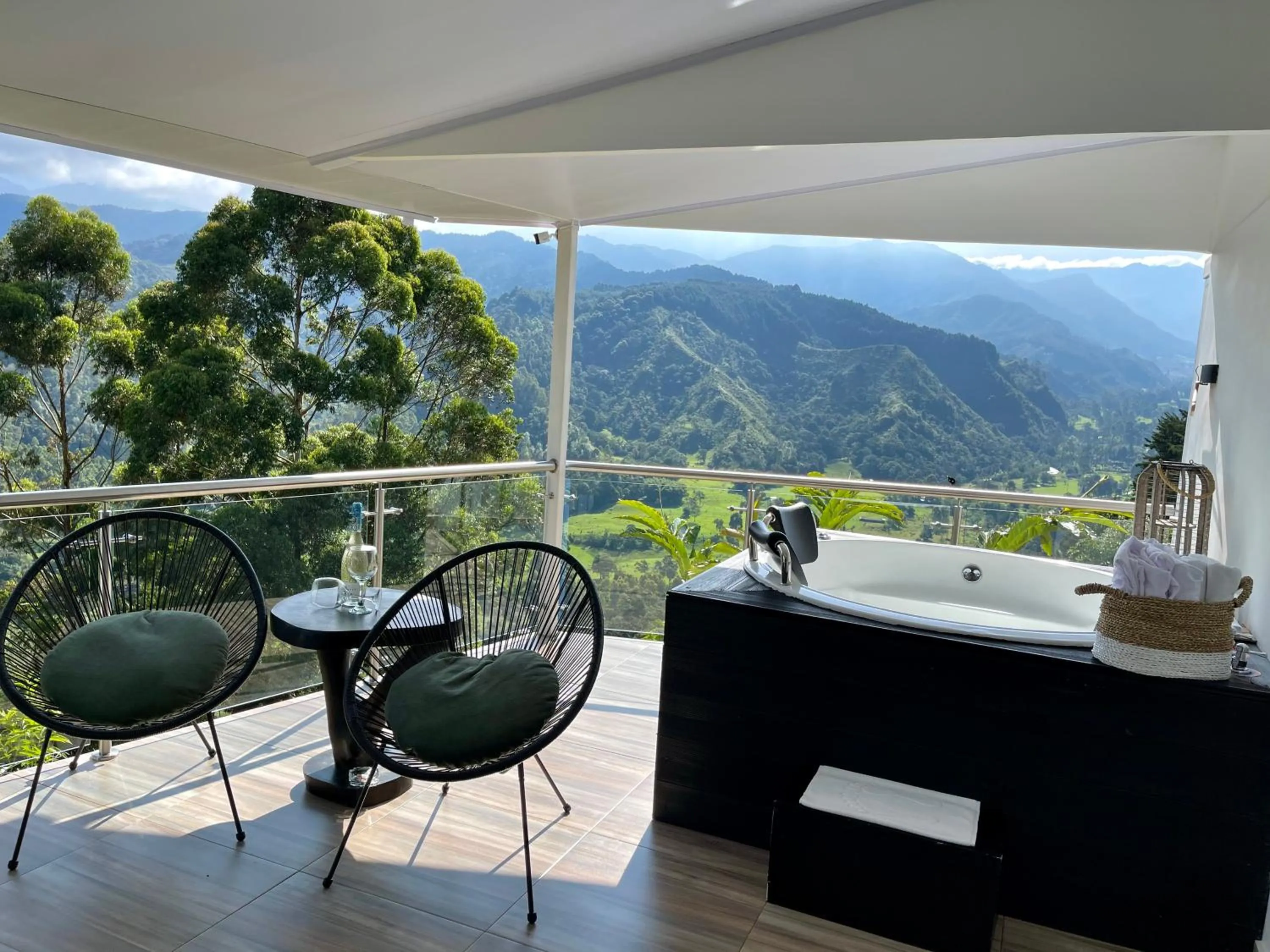 Mountain view in Hotel El Mirador del Cocora