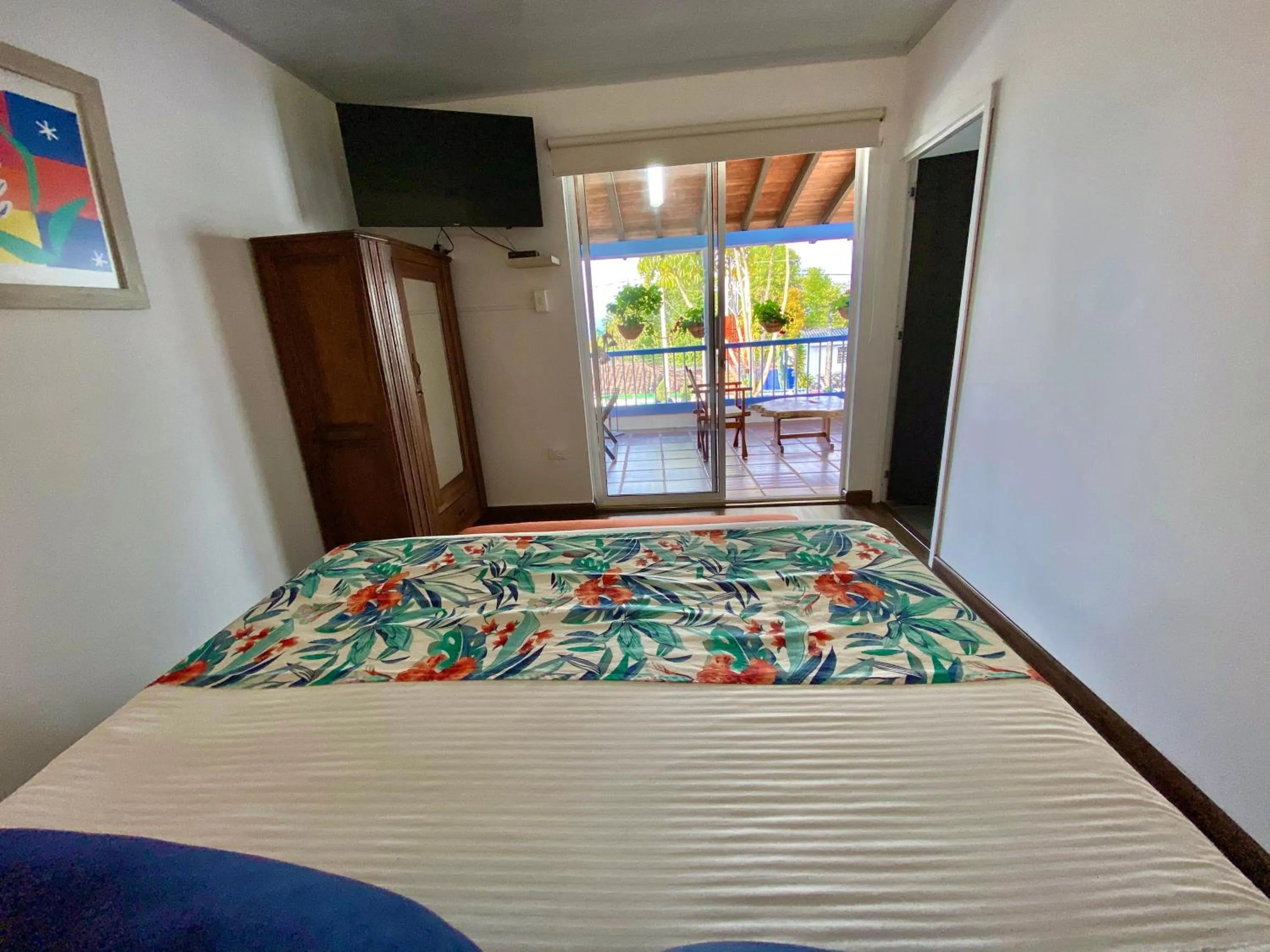 Bedroom, Bed in Hotel El Mirador del Cocora