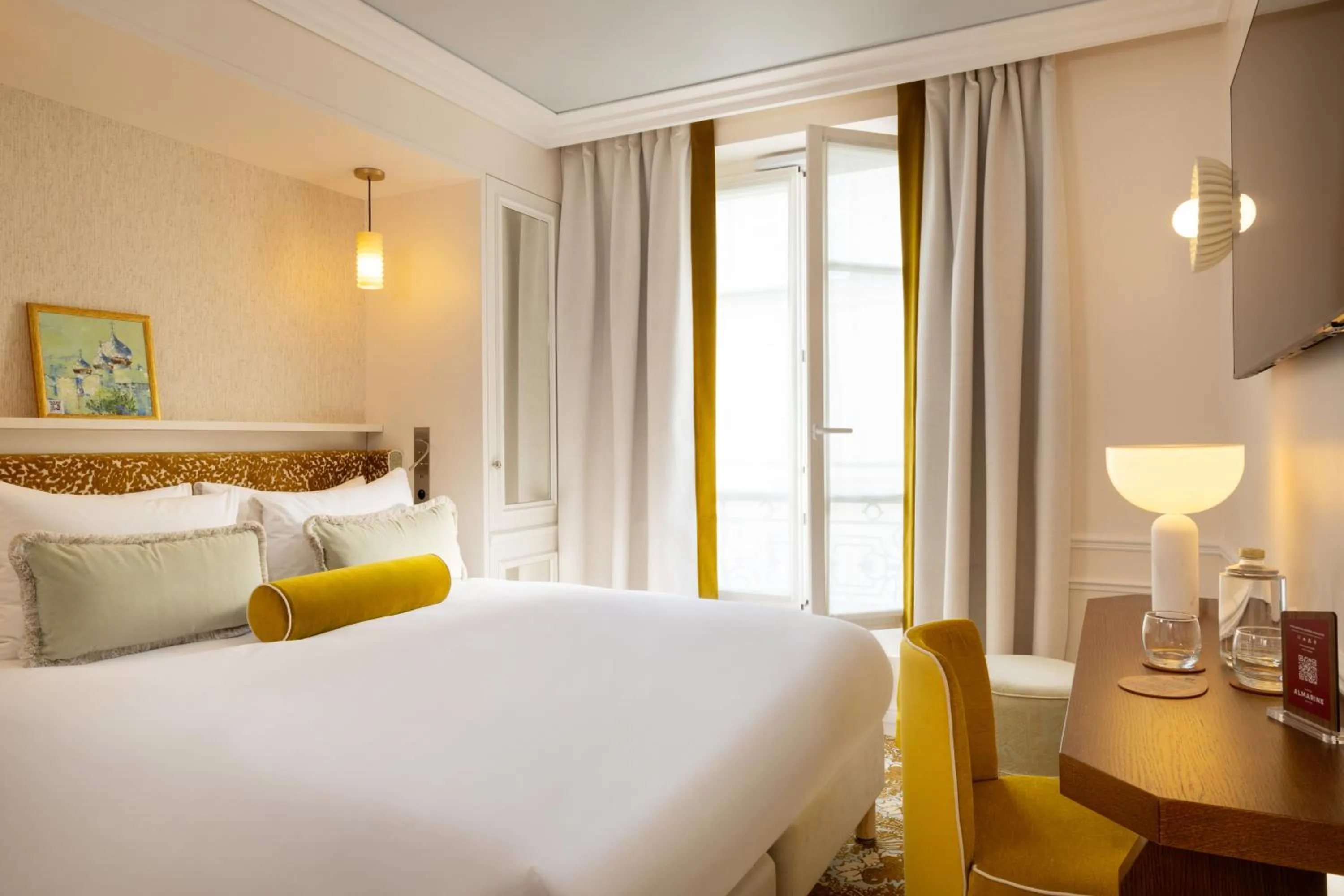 Bedroom, Bed in Almarine Eiffel Hotel & Spa by Malone