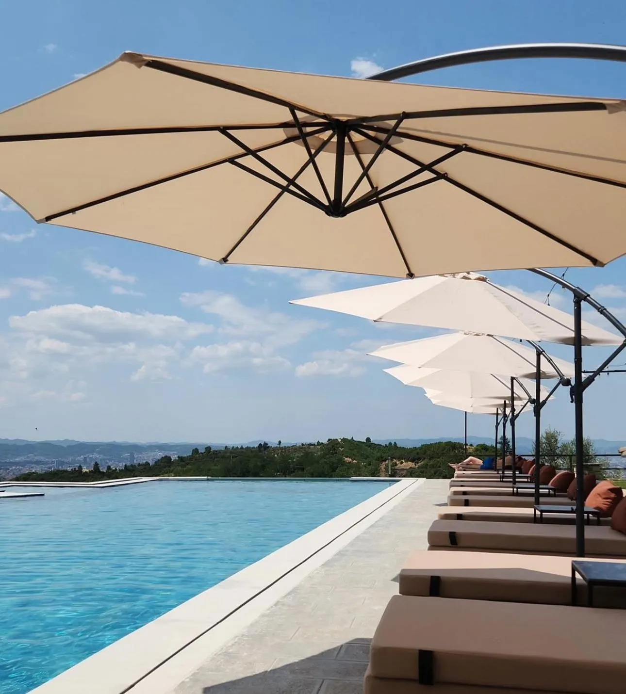 Swimming pool in Chateau Fasel