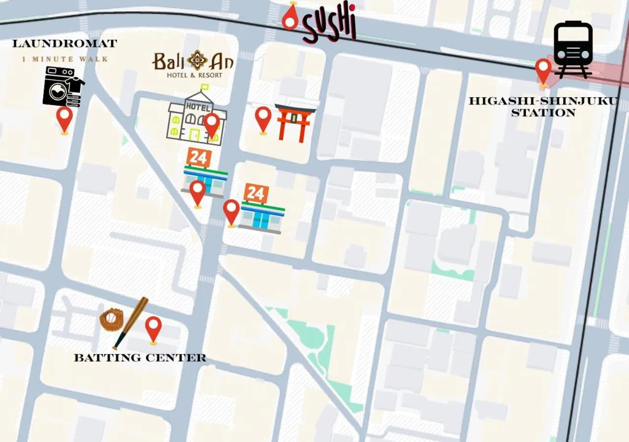 Off site in Hotel Balian Resort Higashi Shinjuku