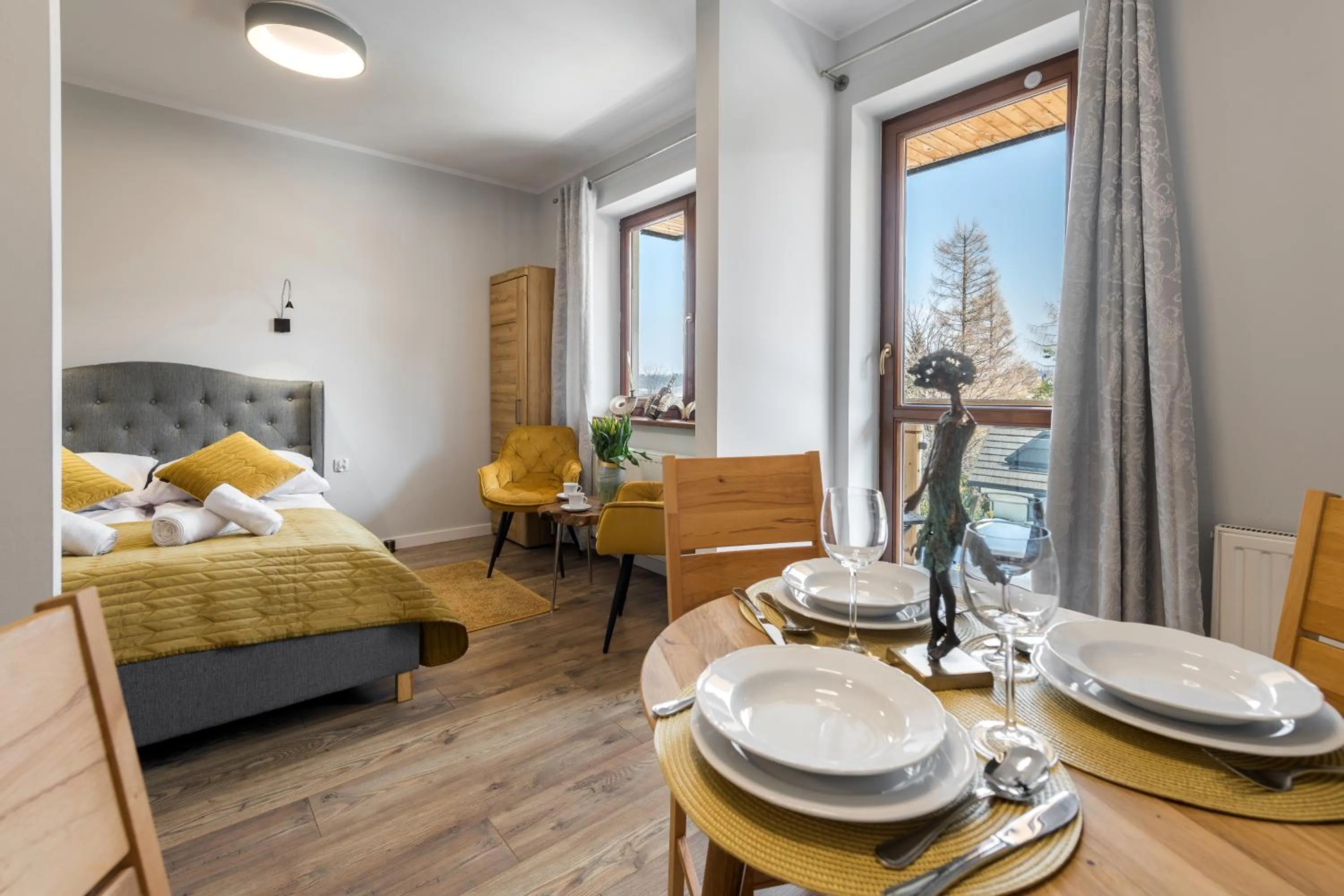 View (from property/room), Bed in Willa Regle