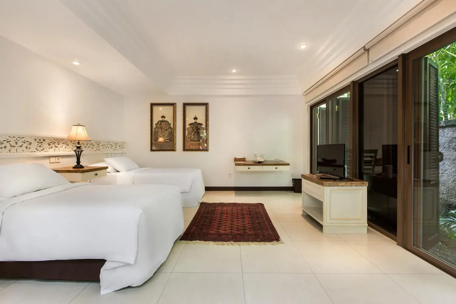 Double or Twin Room with Garden View in Villa Pantai Karang Double or Twin Room with Garden View in Villa Pantai Karang