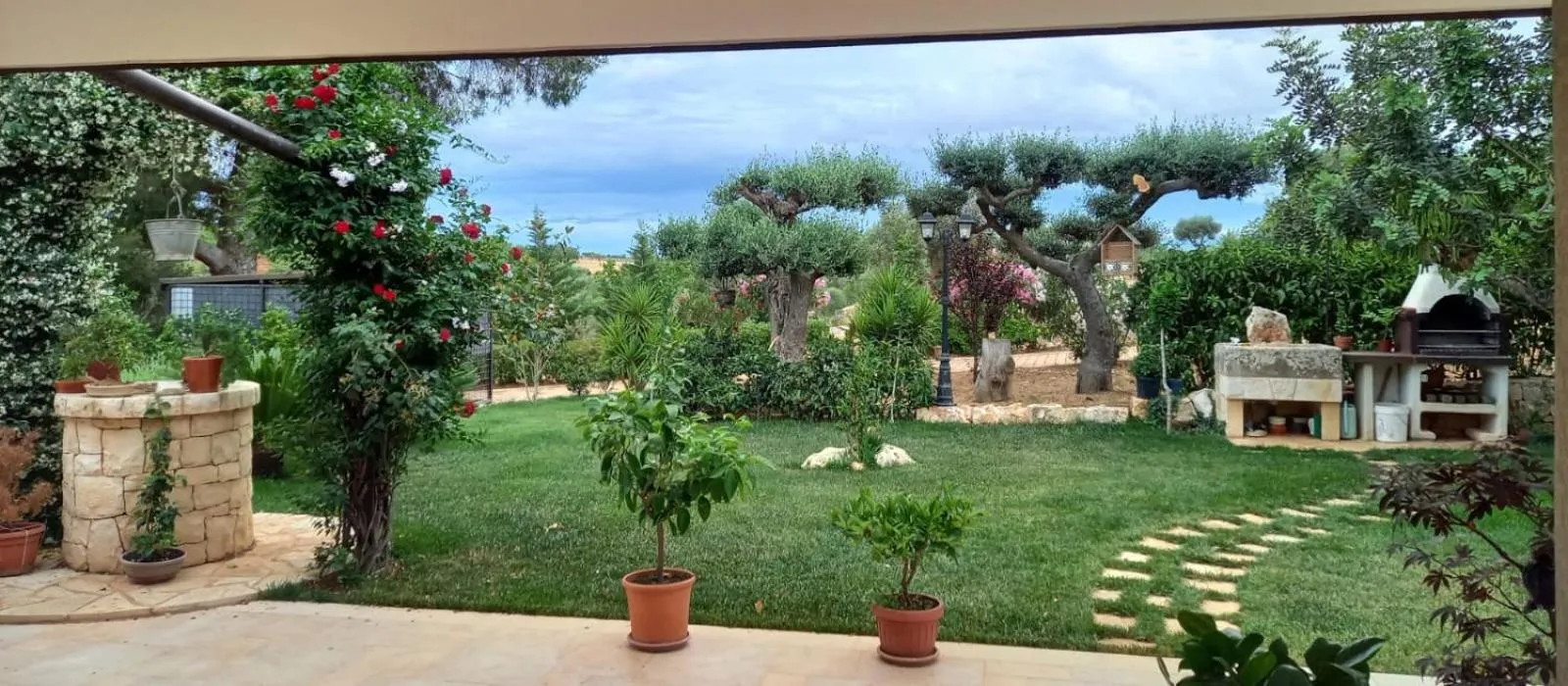 Garden view in Eremo del Dottó