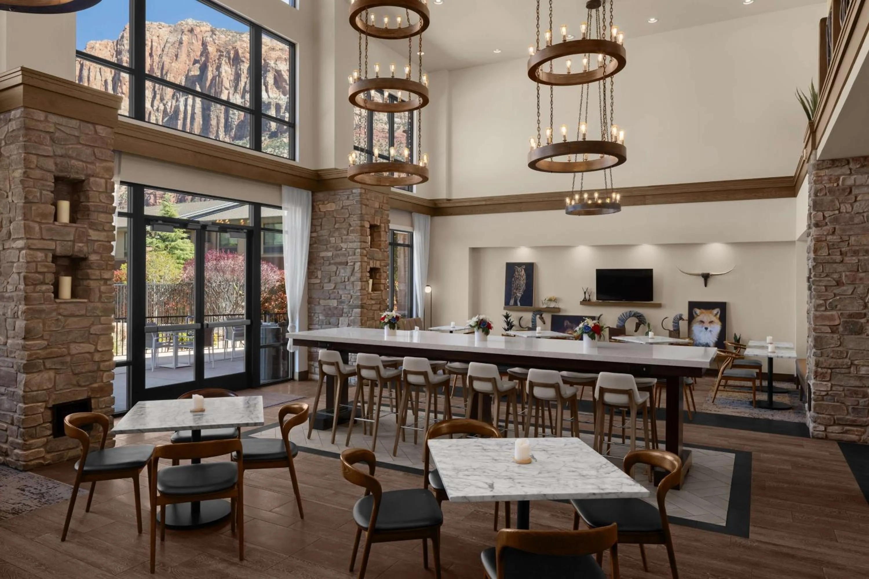 Breakfast in Hampton Inn & Suites Springdale/Zion National Park