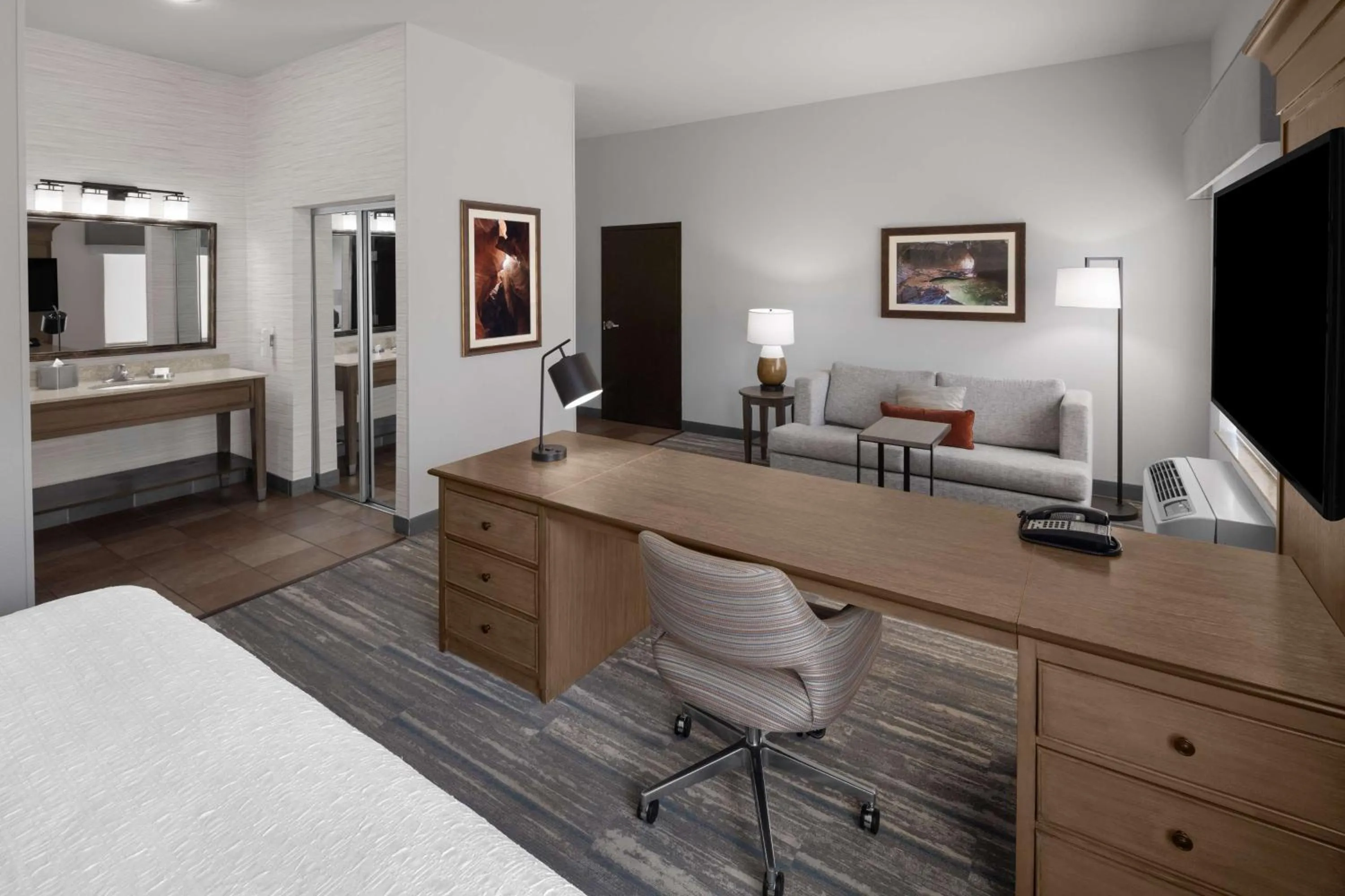 Bedroom, Bed in Hampton Inn & Suites Springdale/Zion National Park