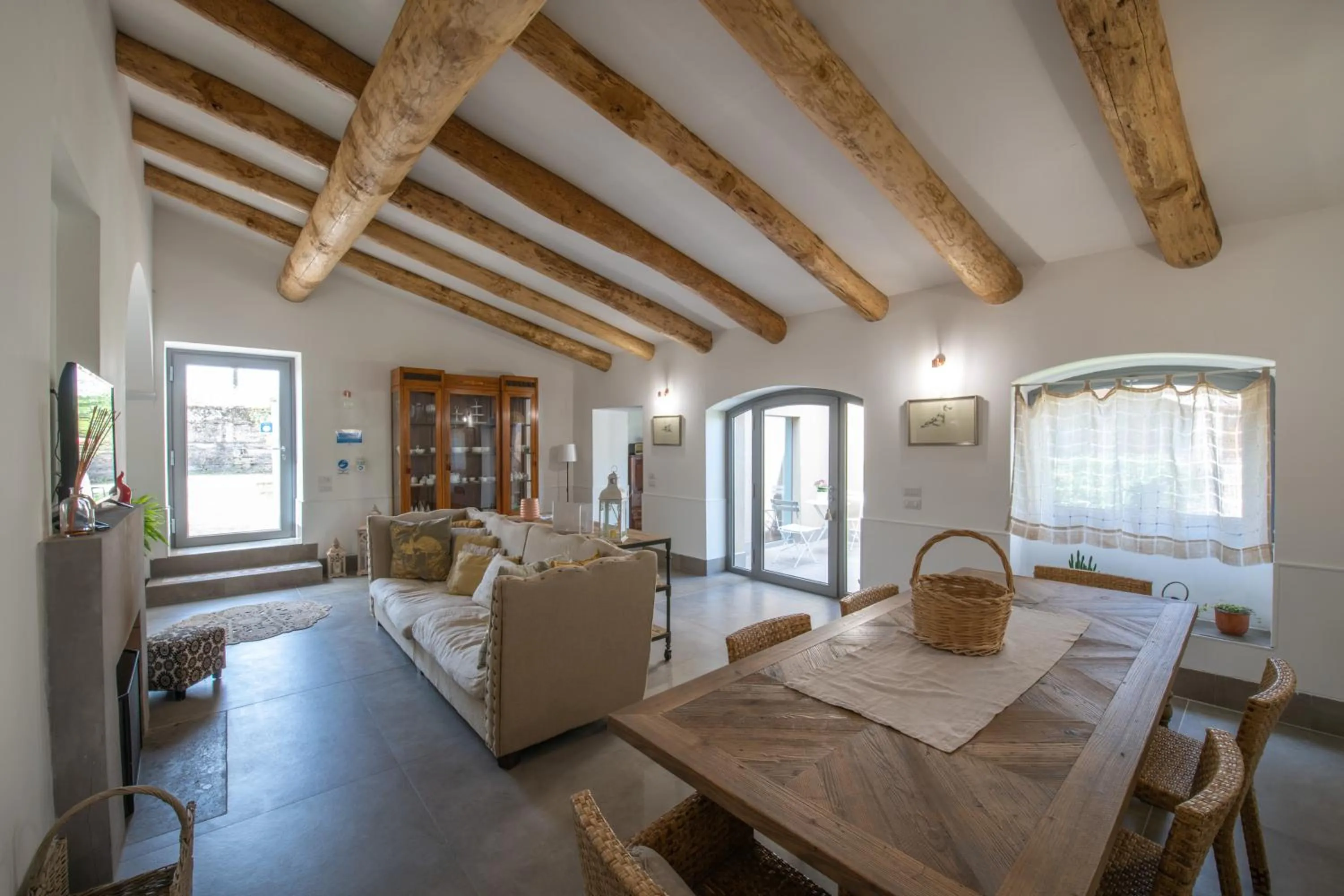 Communal lounge/ TV room, Bed in B&B Casa Franco