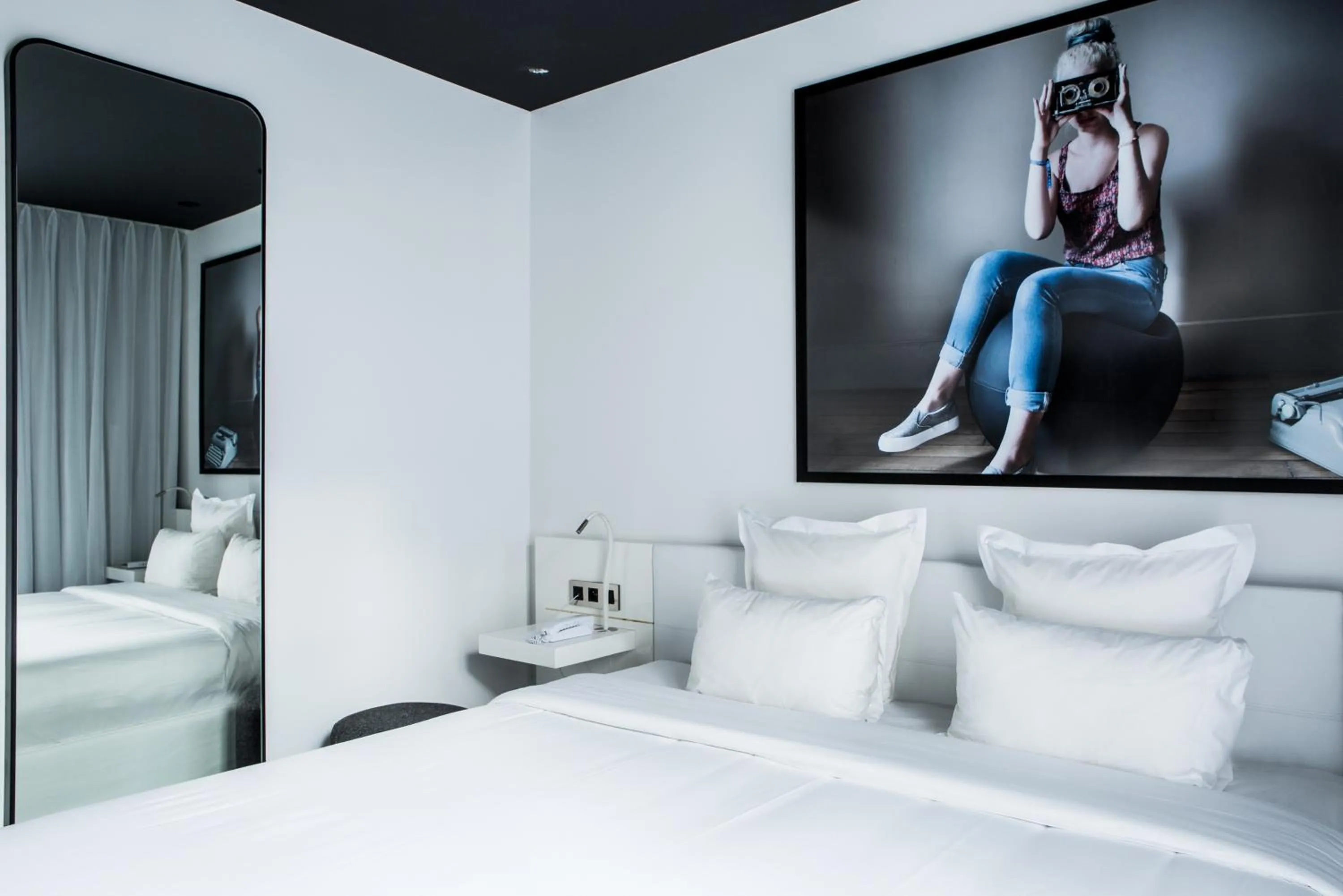 Bed in Le Général Hôtel