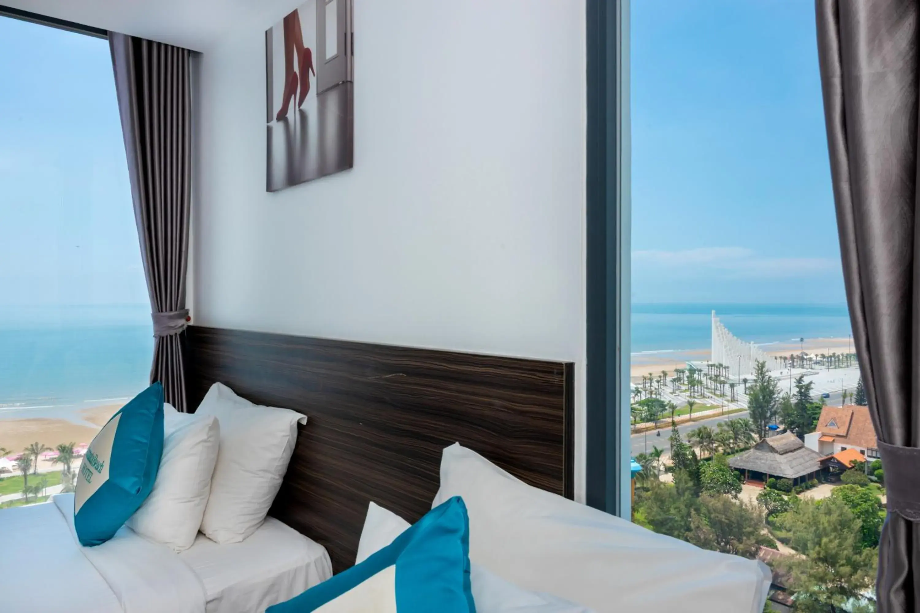 Deluxe Twin Room with Sea View in Annata Beach Hotel Deluxe Twin Room with Sea View in Annata Beach Hotel