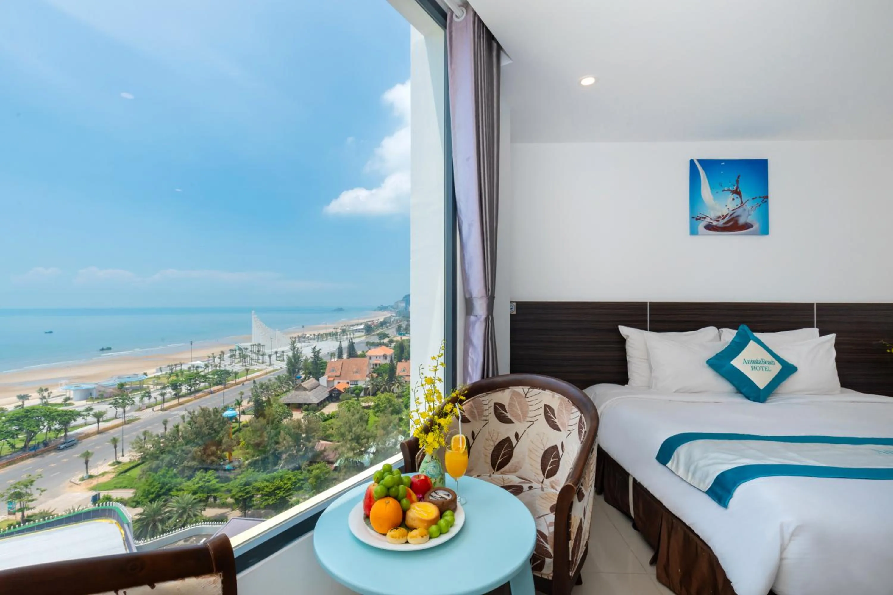 View (from property/room), Bed in Annata Beach Hotel