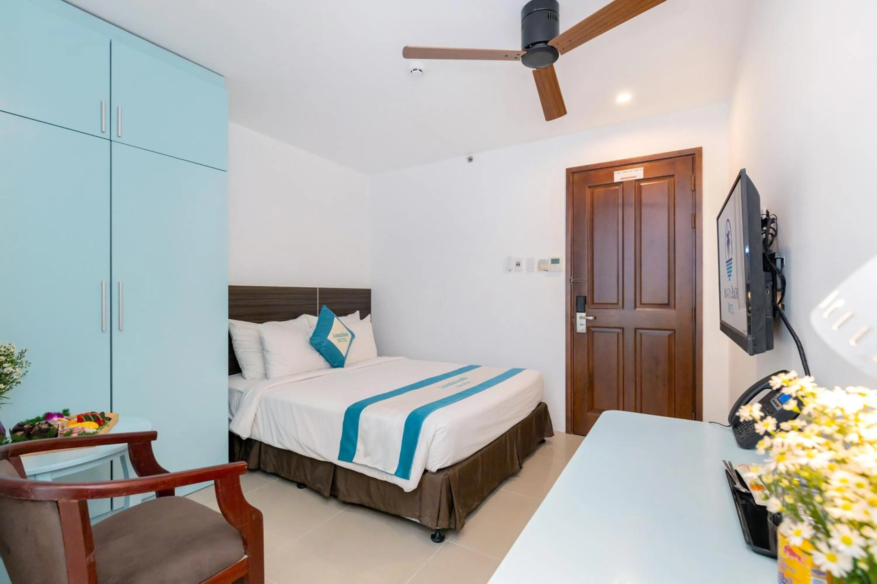 Bed in Annata Beach Hotel