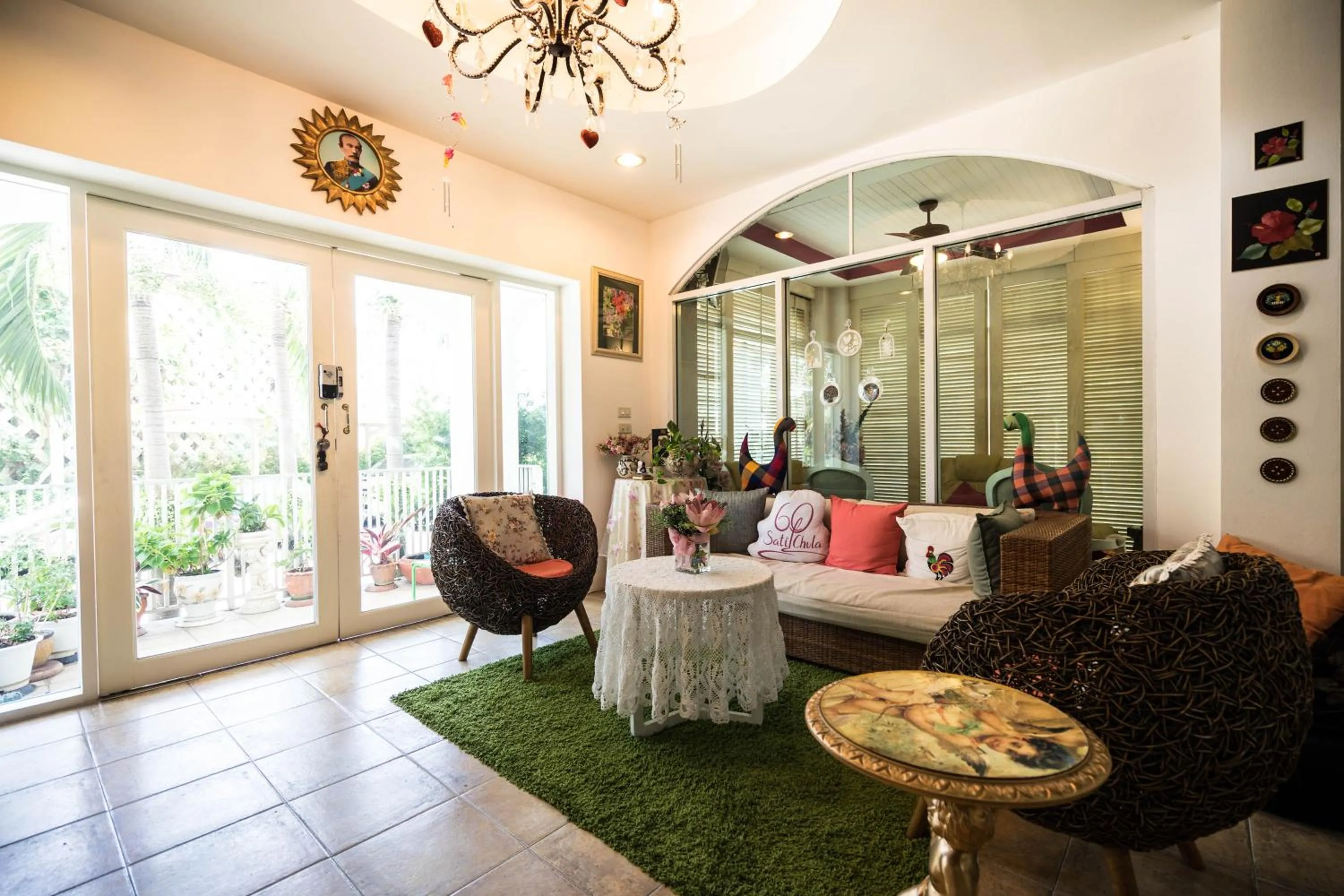 Lobby or reception in Baan Anodat