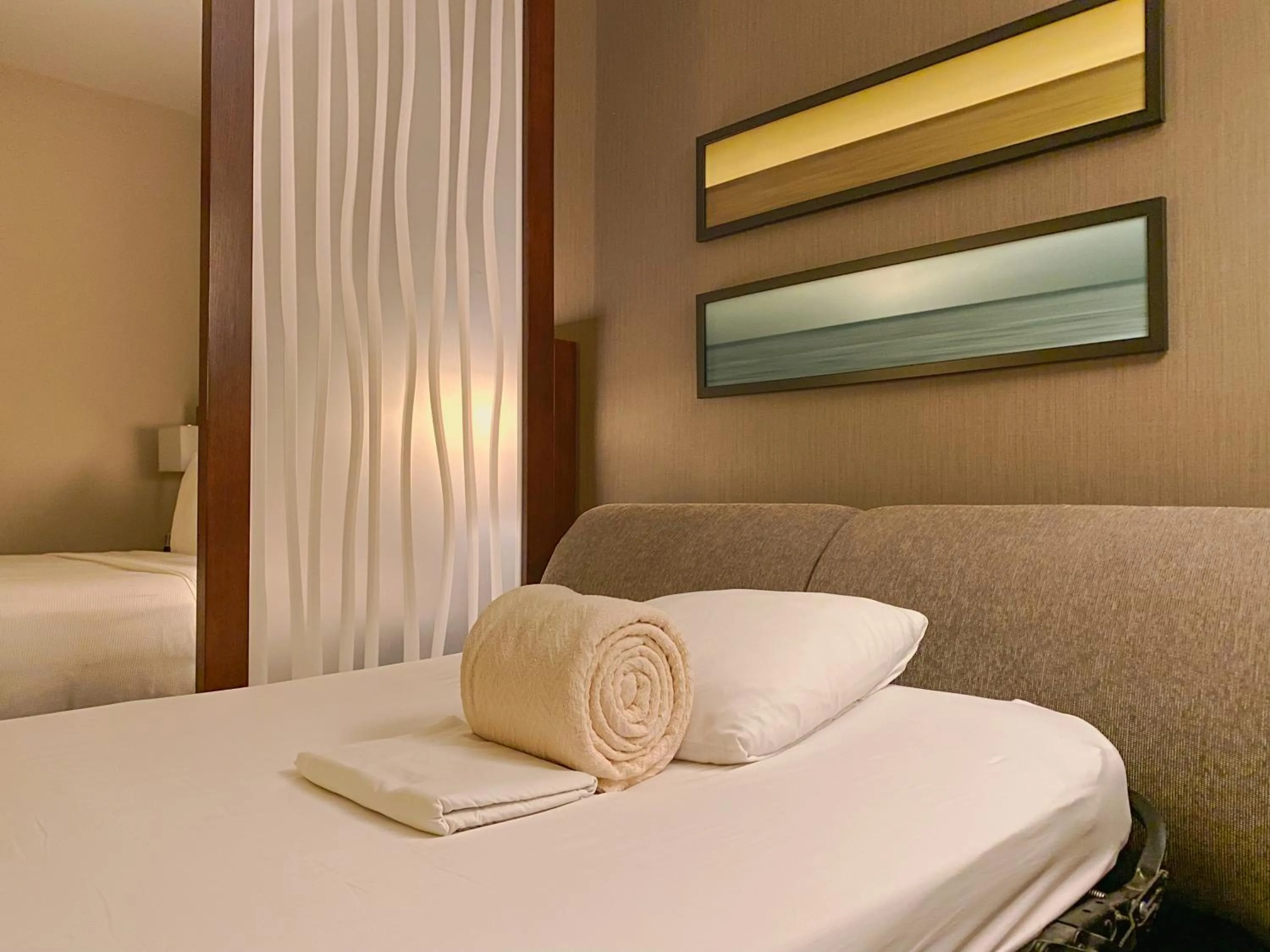 Bed in Hyatt Place San Jose Pinares