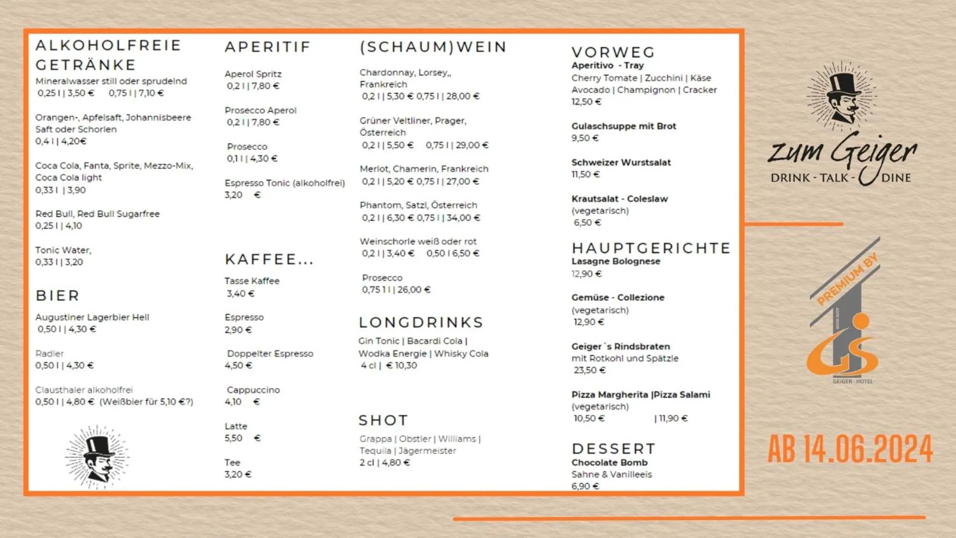 Restaurant/places to eat in premium by GS Hotel