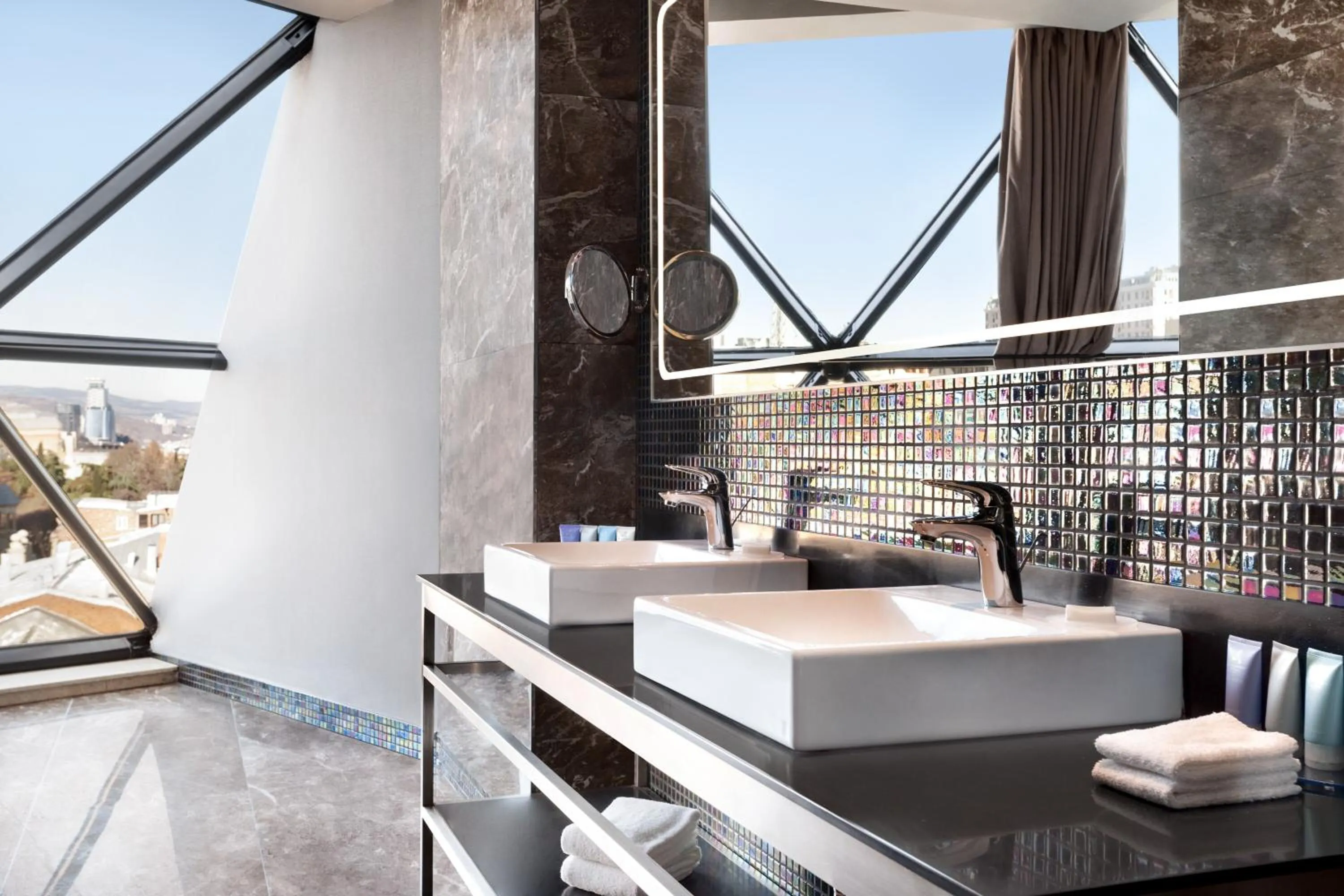 Bathroom in Wyndham Grand Tbilisi