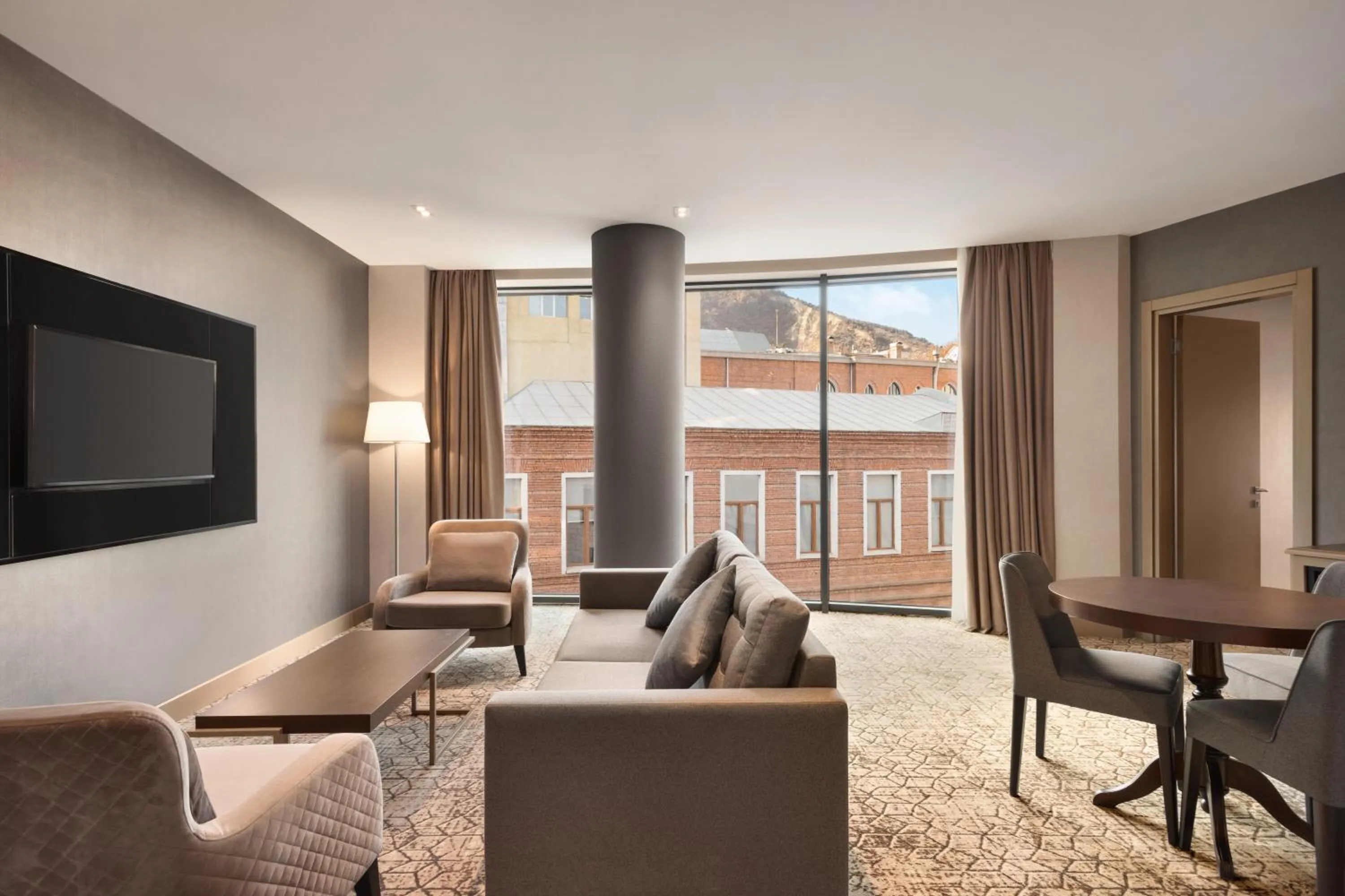 Seating area in Wyndham Grand Tbilisi