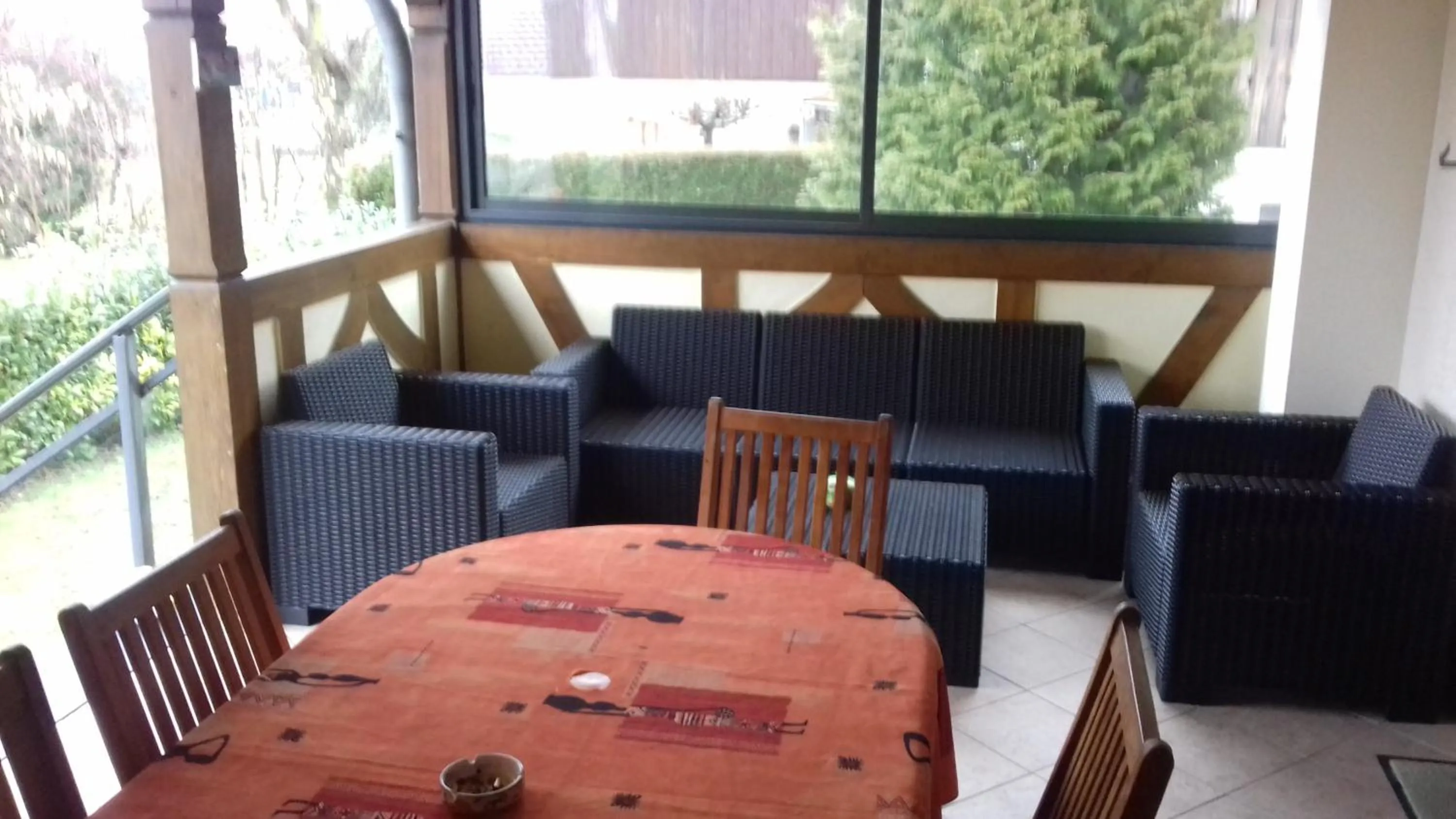 Patio in Chambres d hotes joel