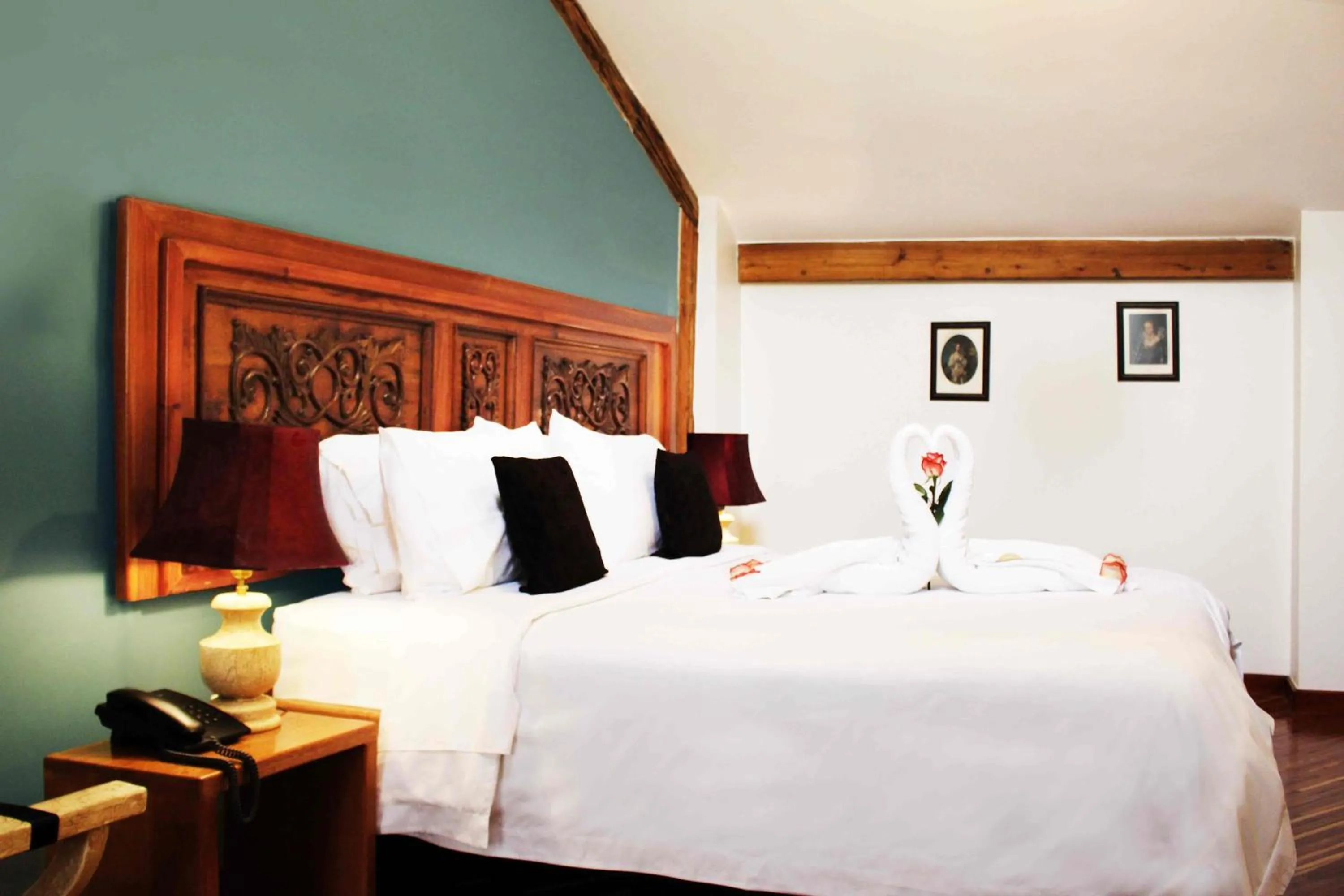 Decorative detail, Bed in Casa Joaquin Boutique Hotel