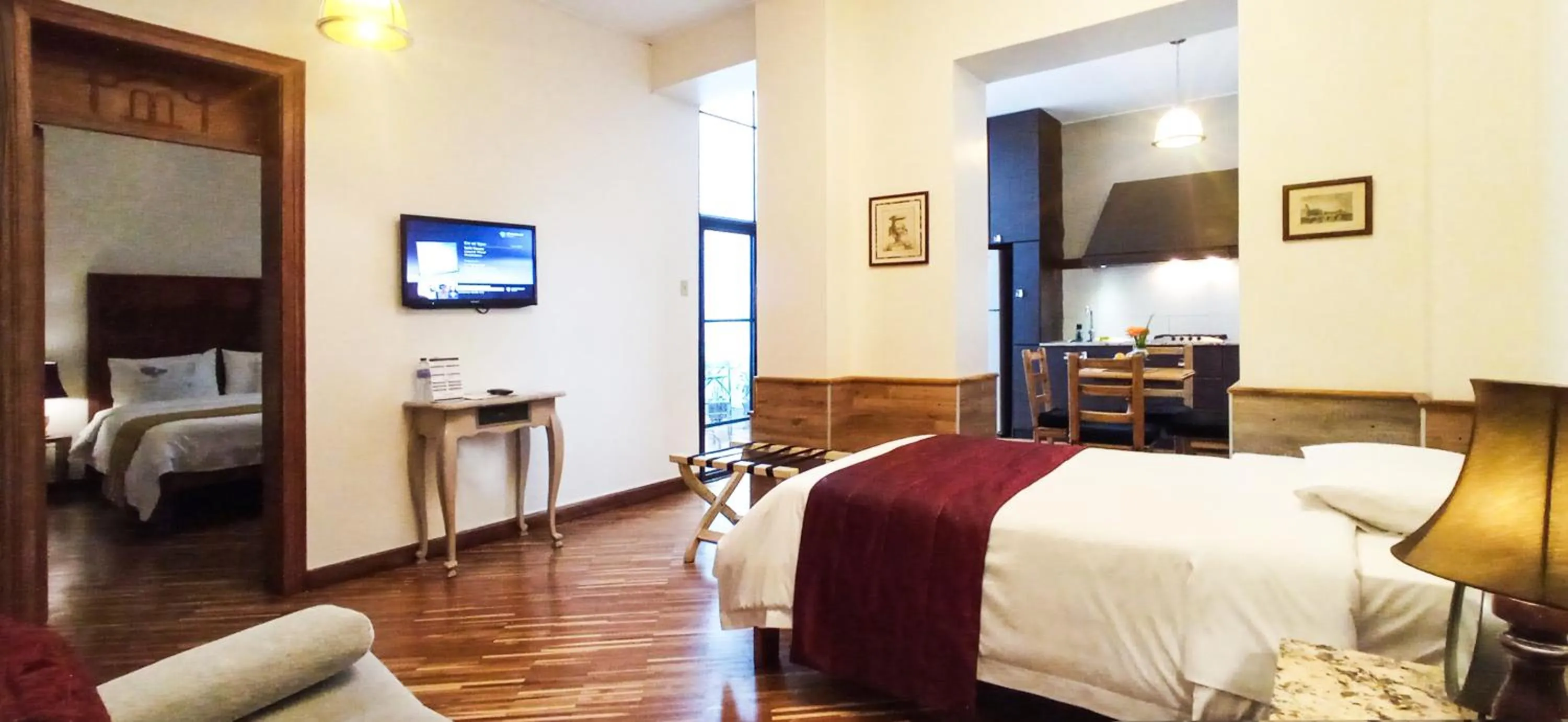 View (from property/room), Bed in Casa Joaquin Boutique Hotel