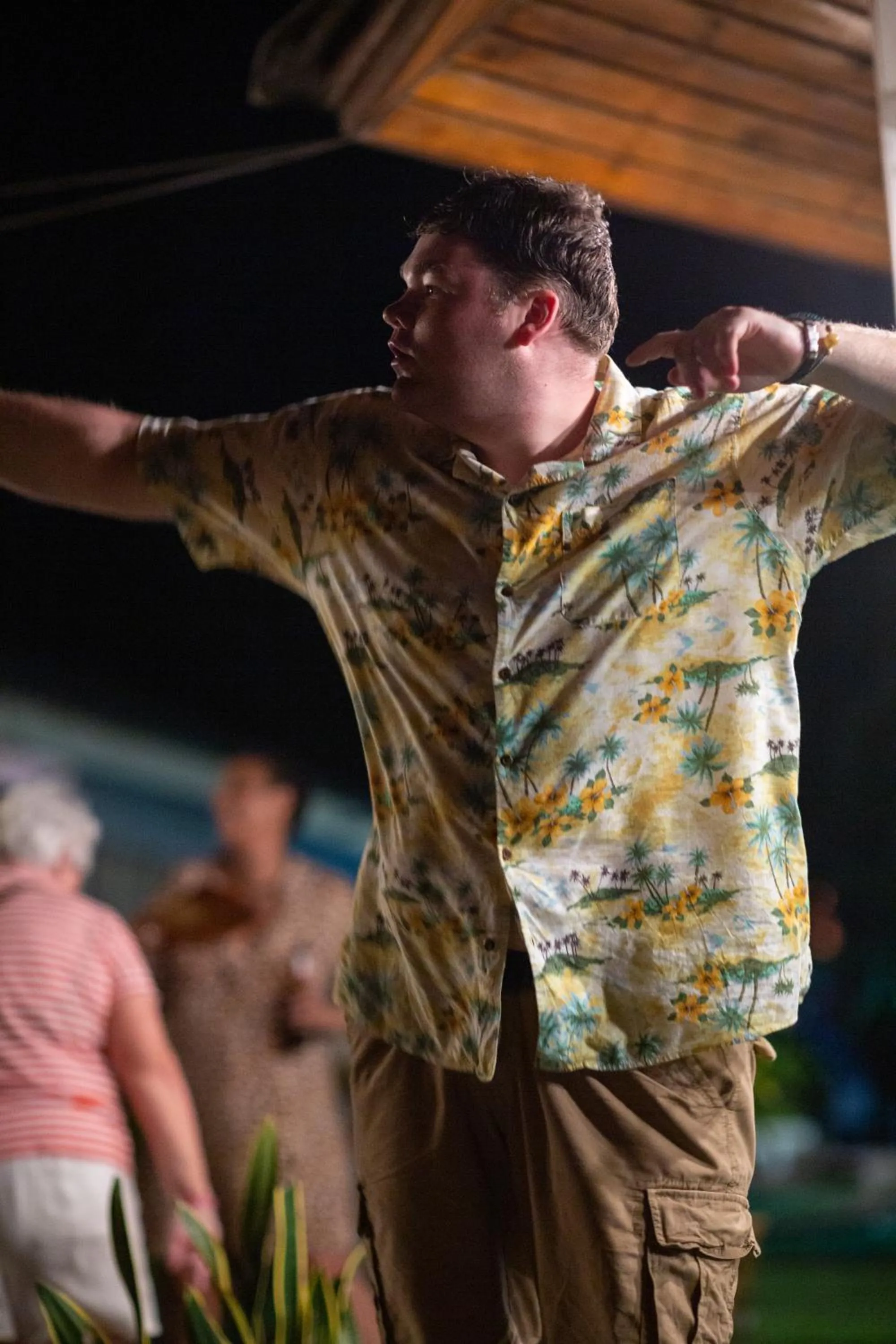 People in Tiki Beach Koh Phangan Beach Restaurant Bar and Coworking