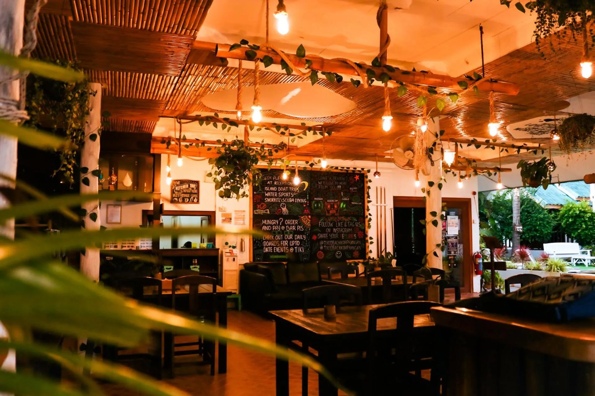 Restaurant/places to eat in Tiki Beach Koh Phangan Beach Restaurant Bar and Coworking