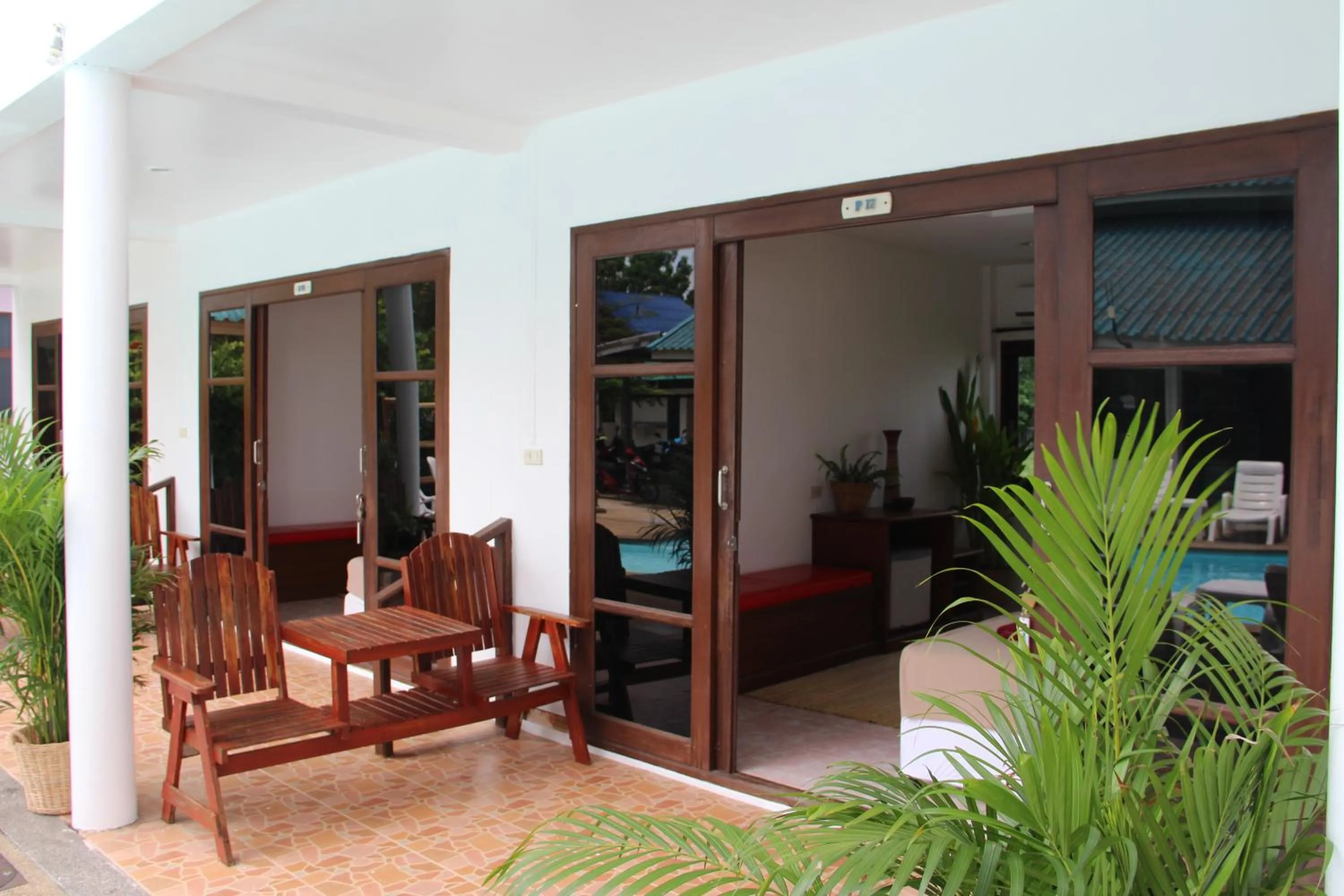 Property building in Tiki Beach Koh Phangan Beach Restaurant Bar and Coworking