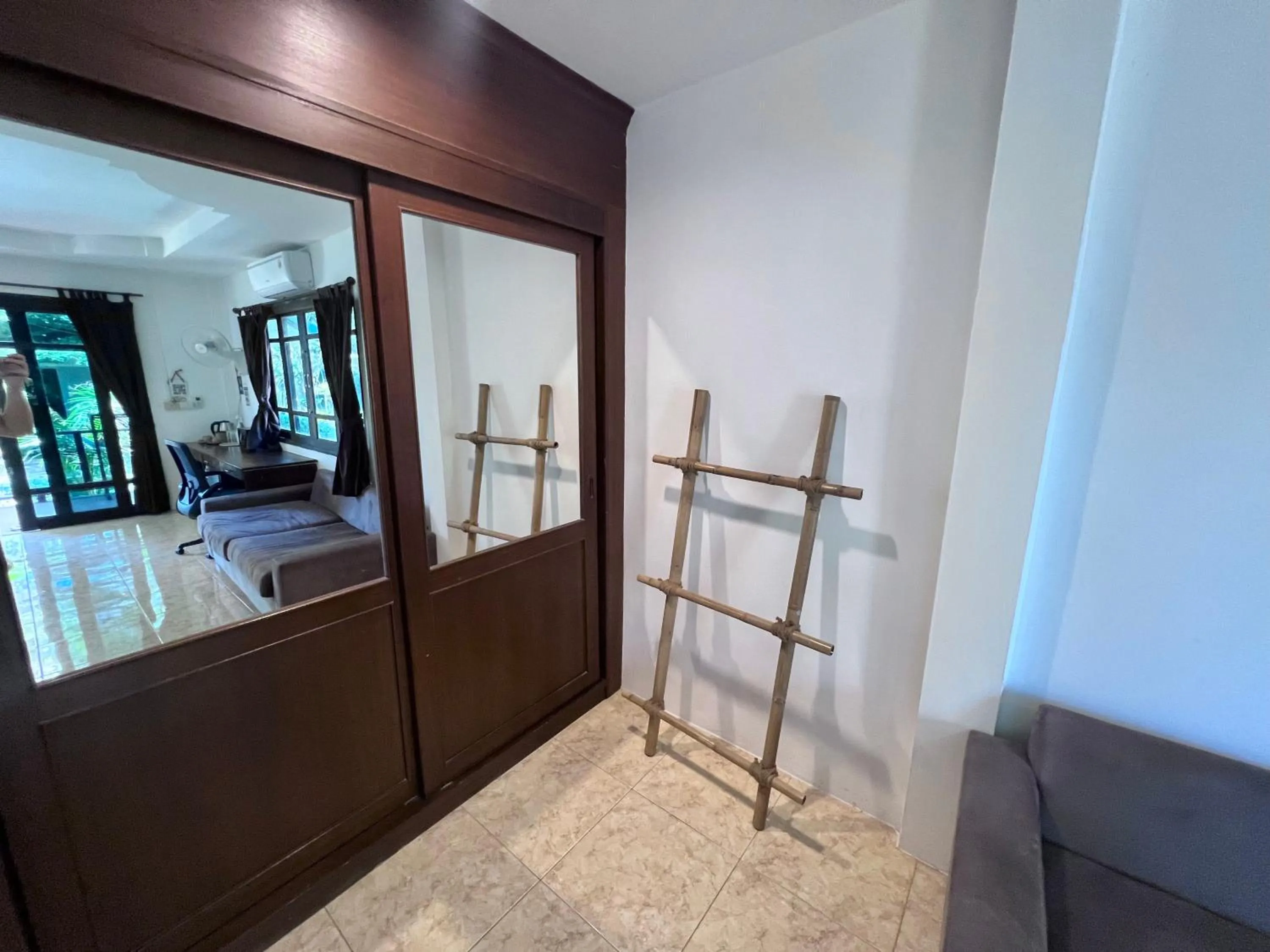 Bed in Tiki Beach Koh Phangan Beach Restaurant Bar and Coworking