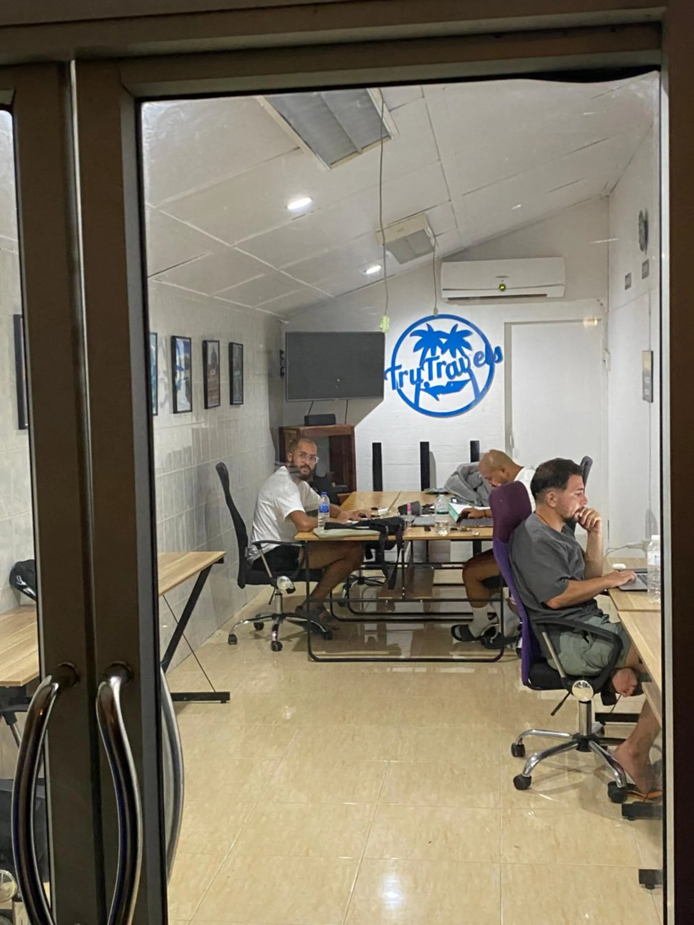 People in Tiki Beach Koh Phangan Beach Restaurant Bar and Coworking