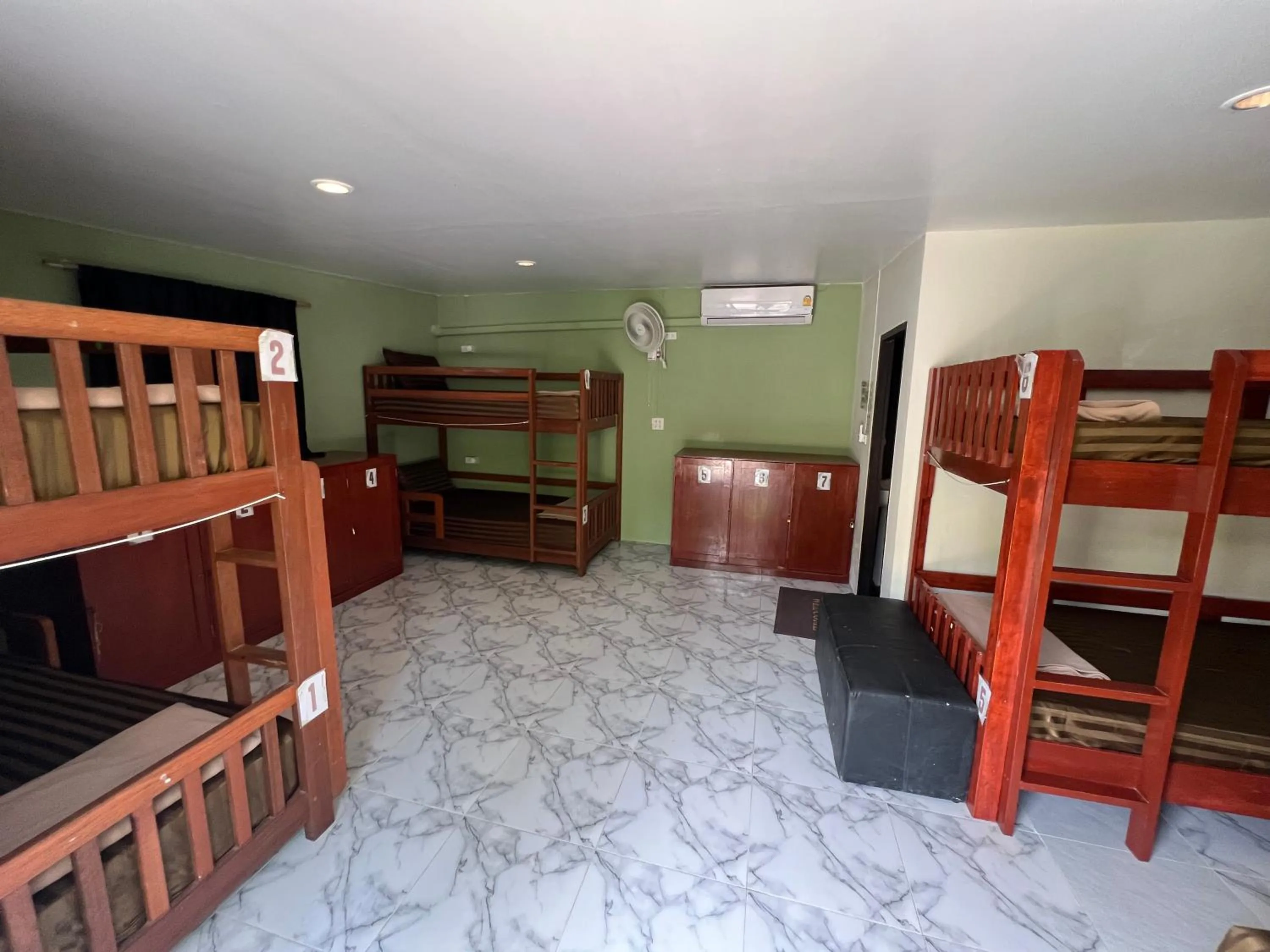 Bed in Tiki Beach Koh Phangan Beach Restaurant Bar and Coworking