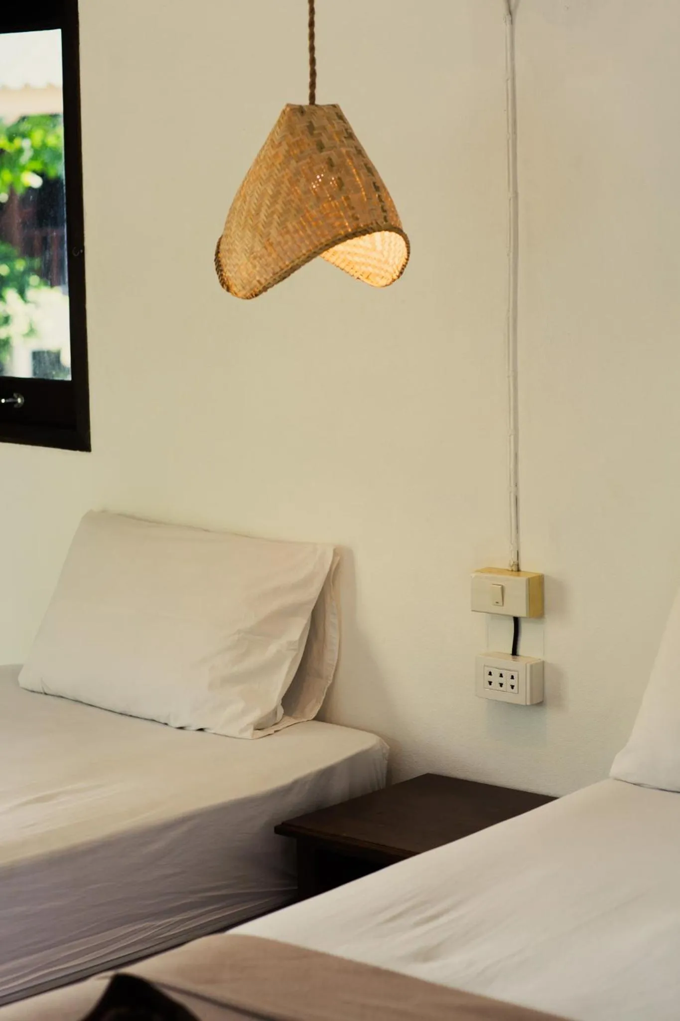 Bed in Tiki Beach Koh Phangan Beach Restaurant Bar and Coworking