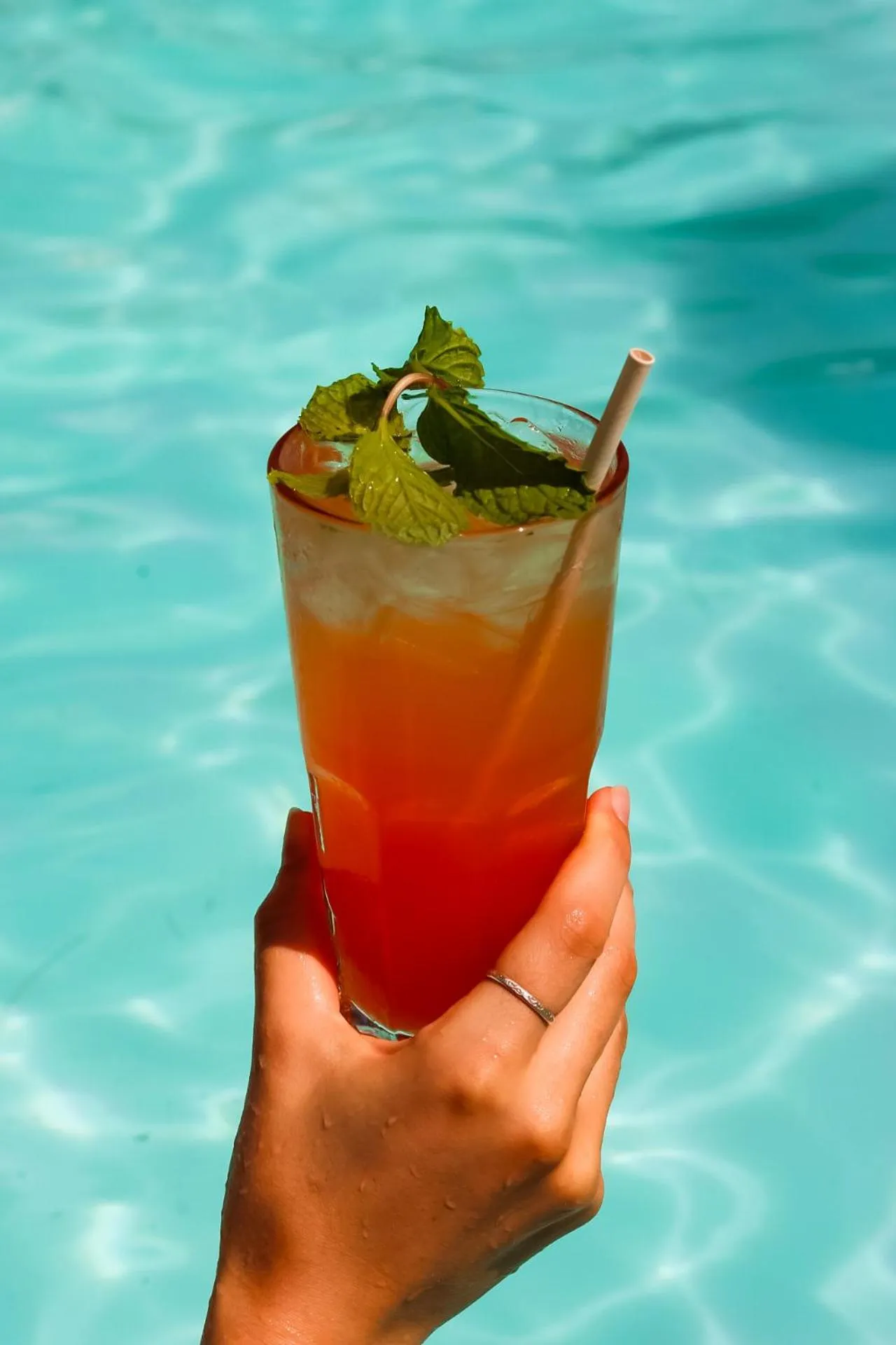 Swimming pool in Tiki Beach Koh Phangan Beach Restaurant Bar and Coworking